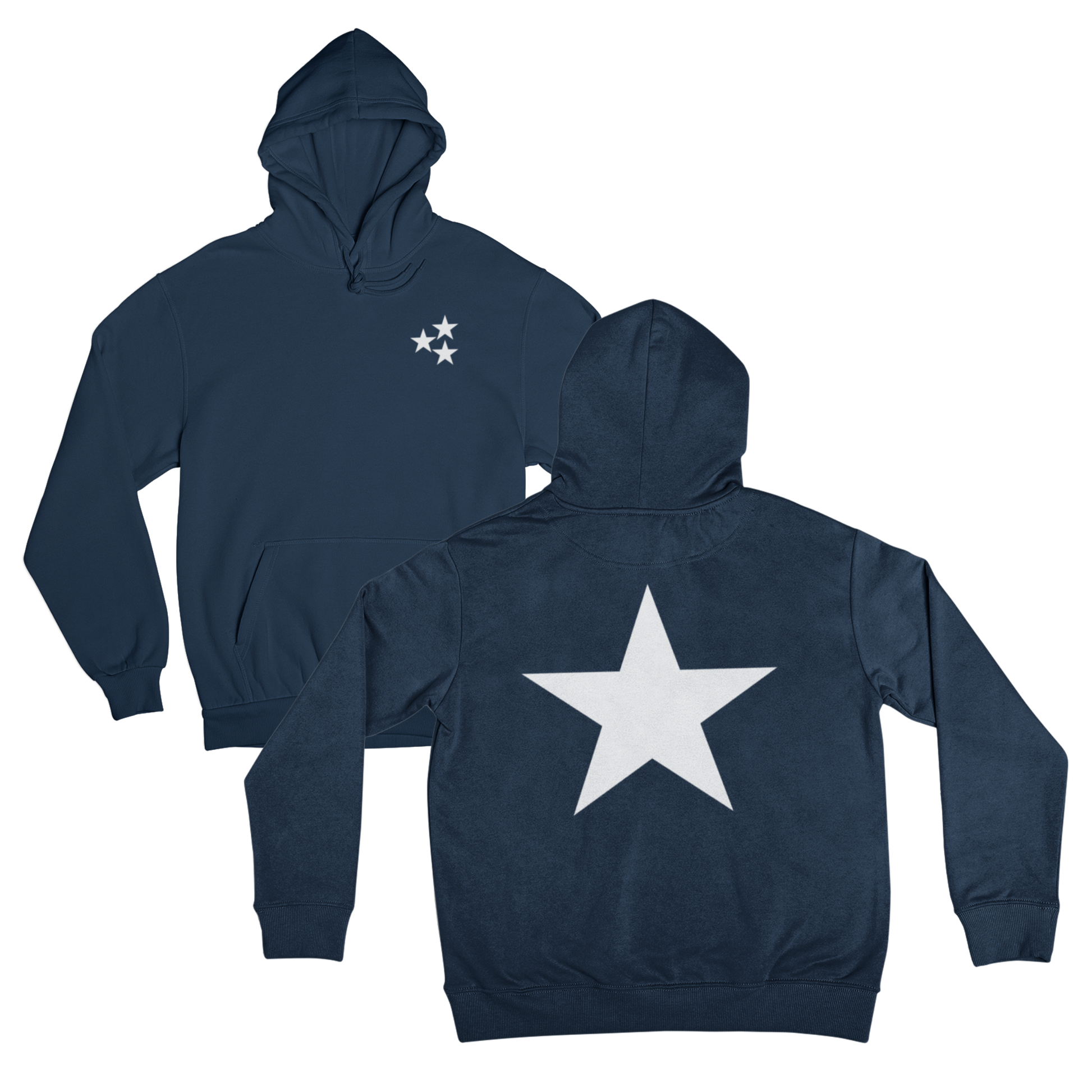 WHITE STAR HOODIE