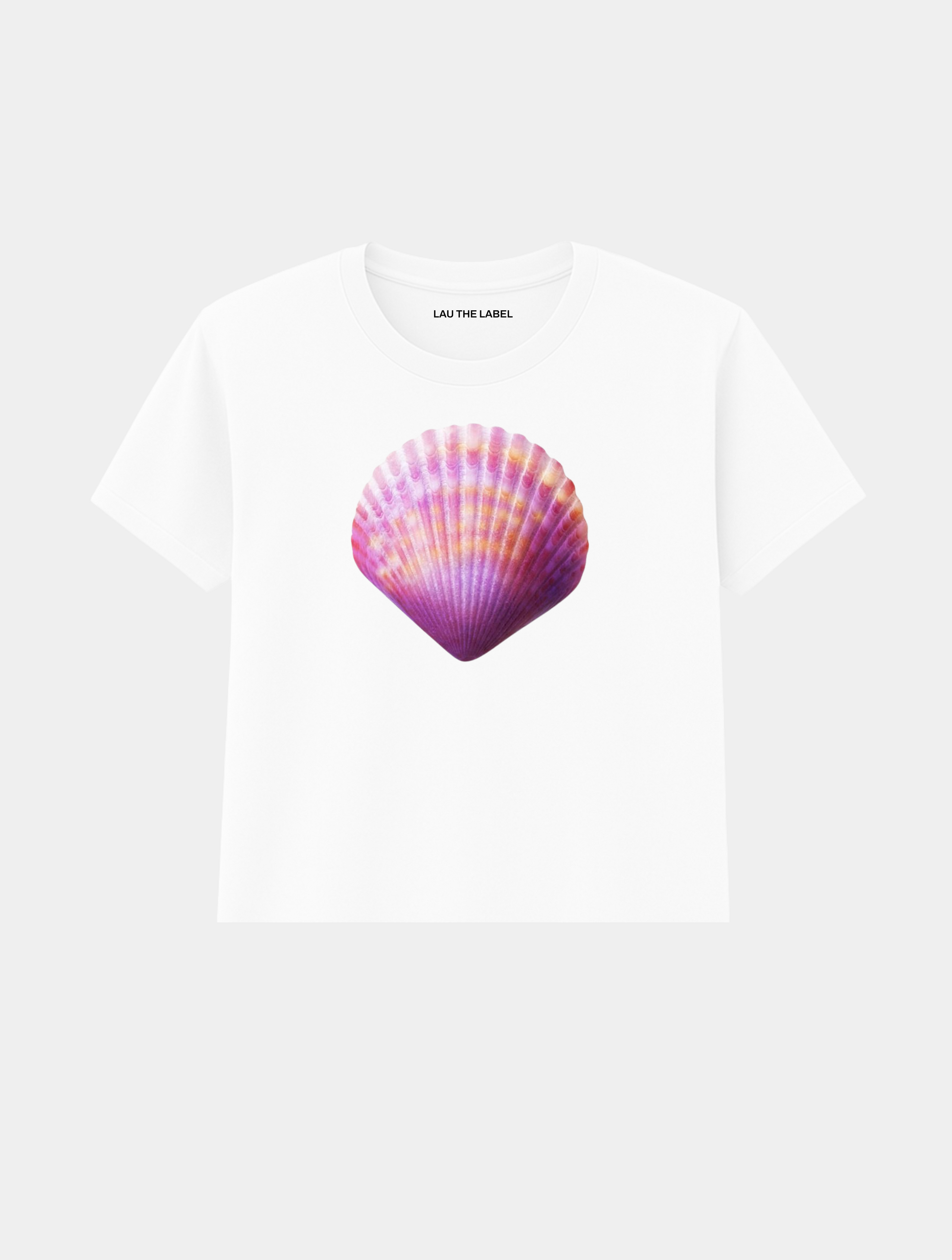 SEA SHELL BABY CROPPED TEE
