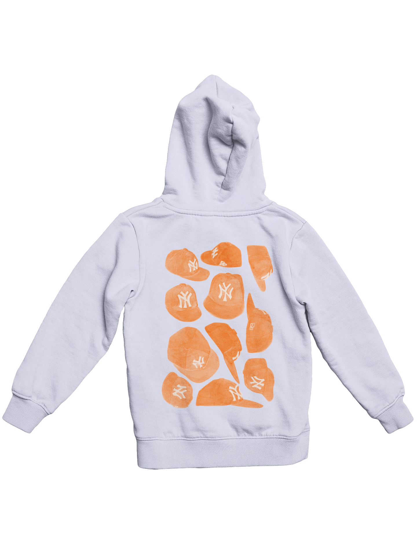 NY GIRL ORANGE HOODIE