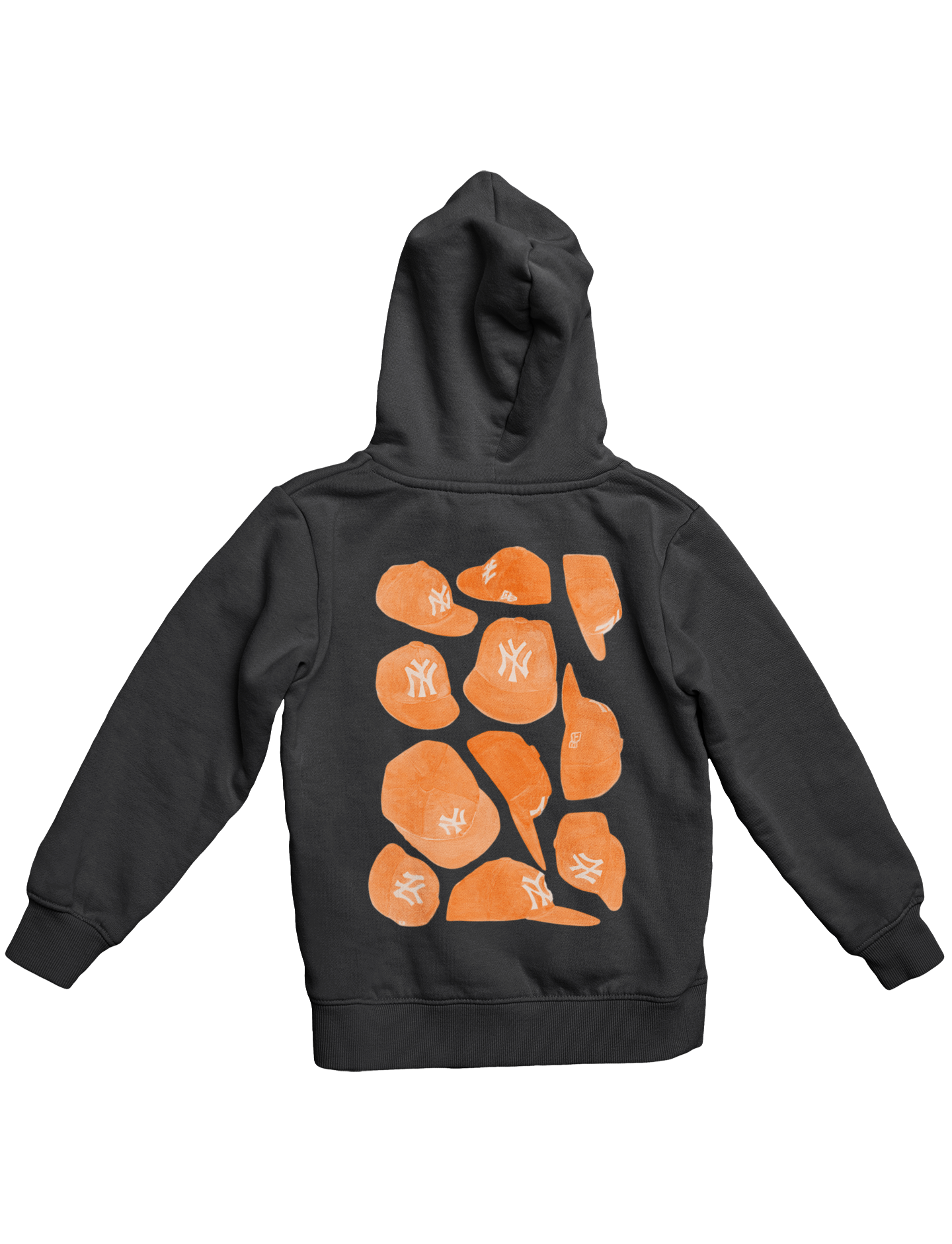 NY GIRL ORANGE HOODIE