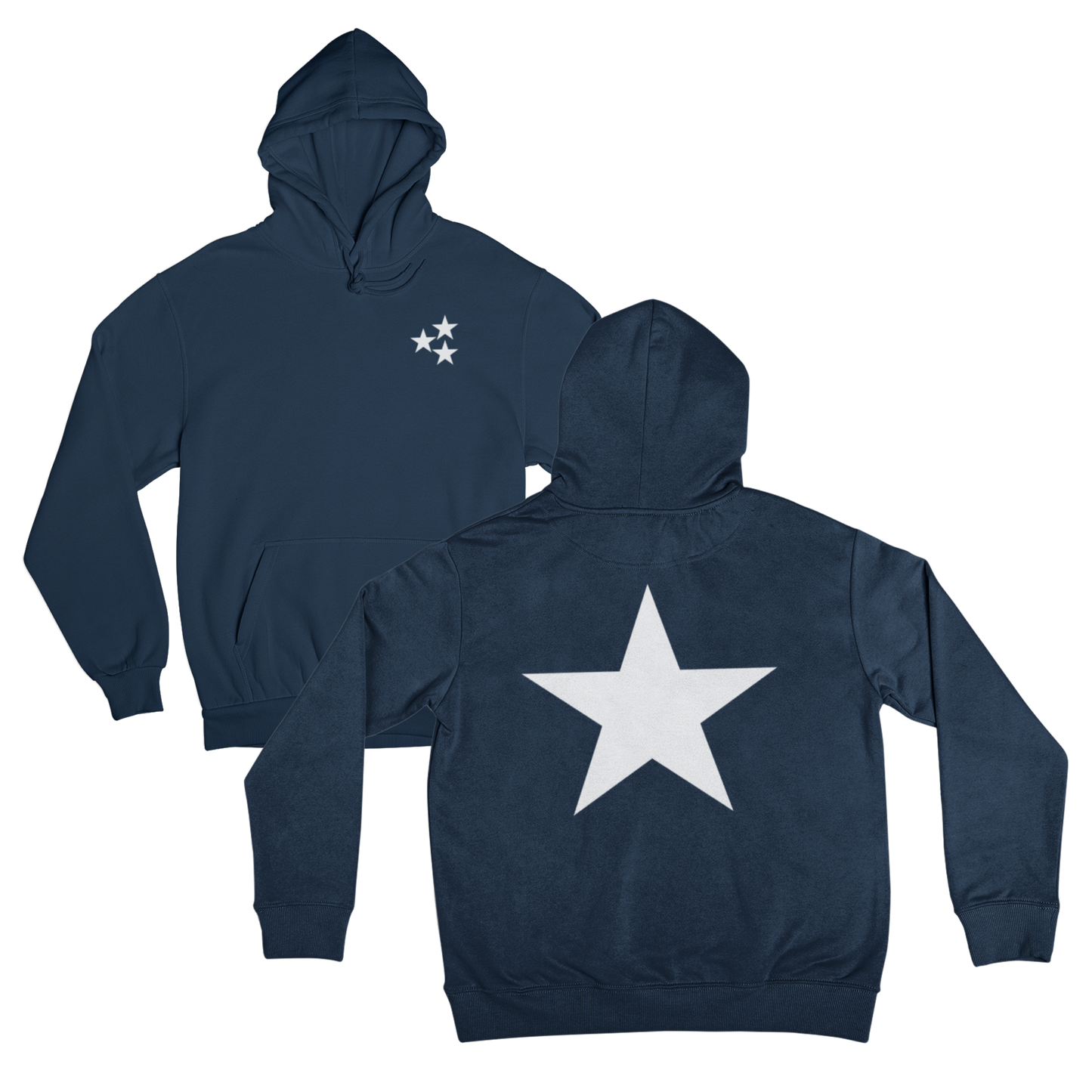 WHITE STAR HOODIE