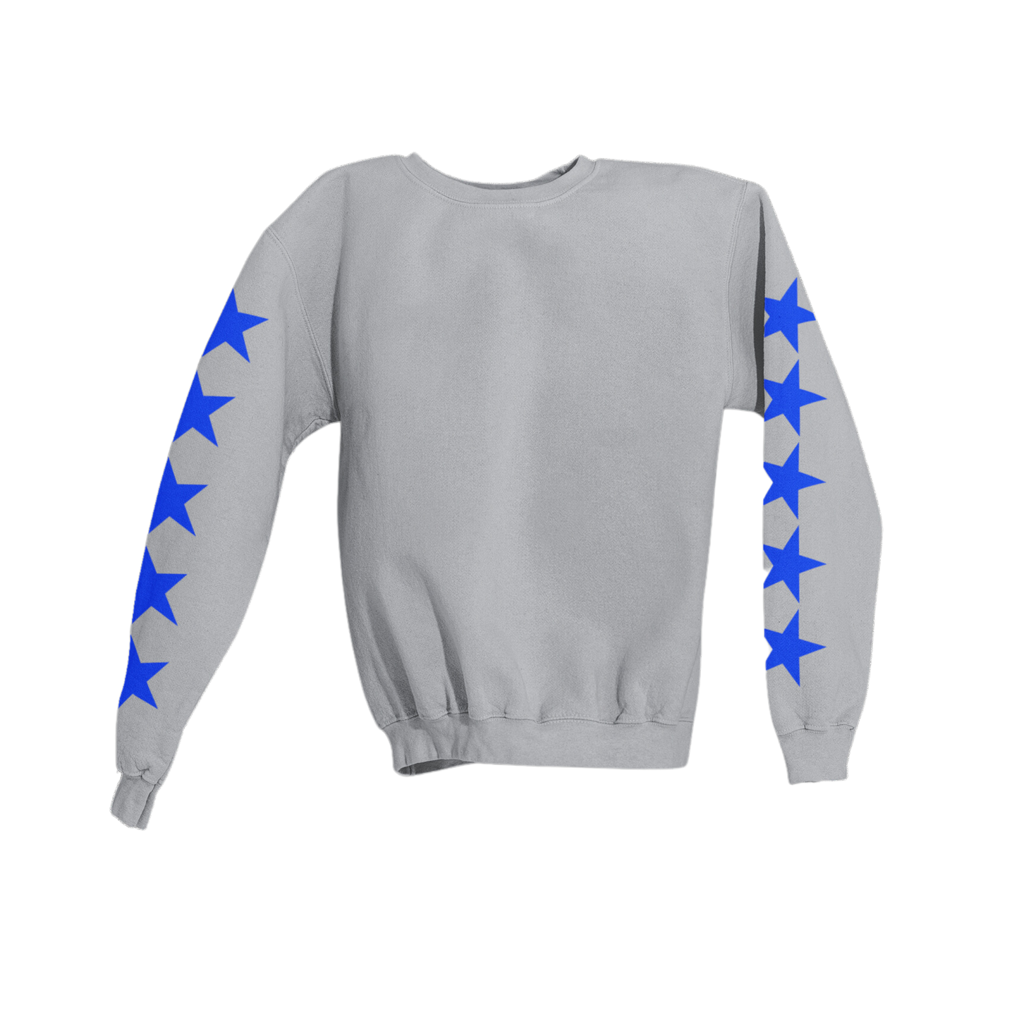 BLUE STARS SLEEVES SWEATSHIRT