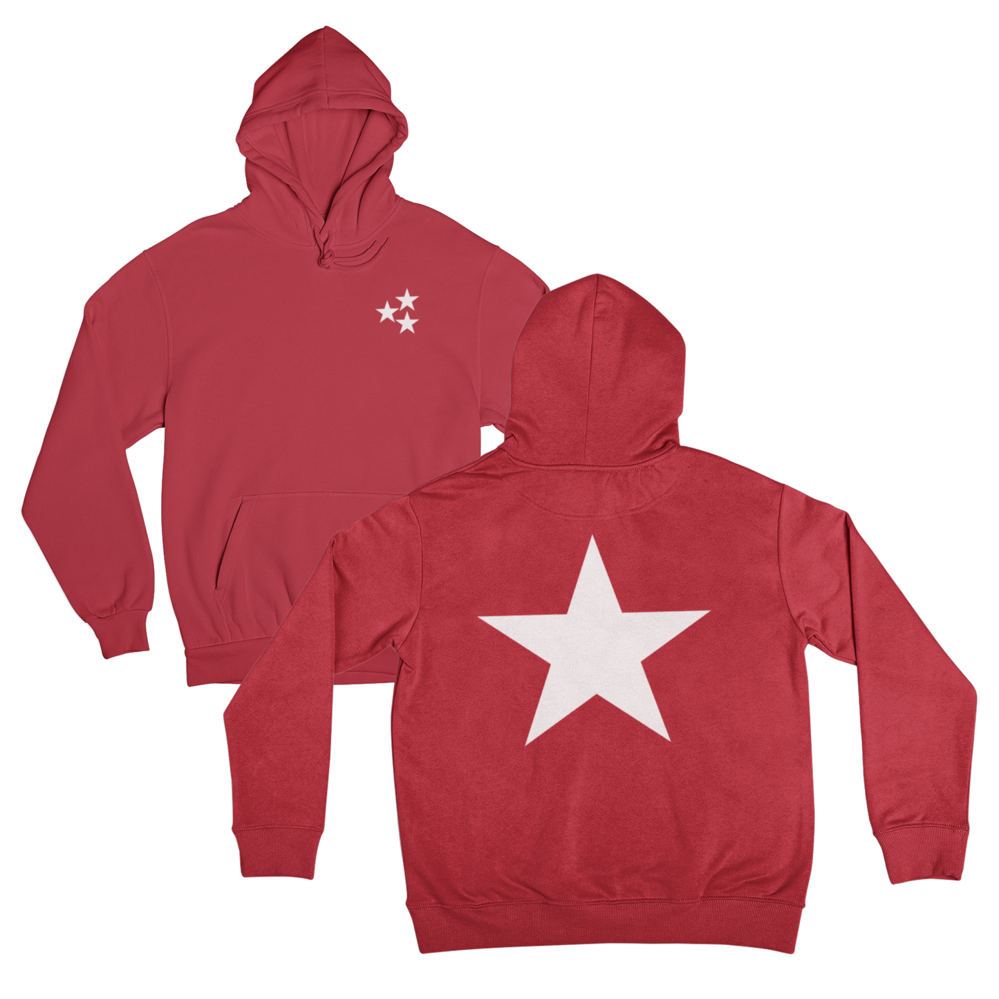 WHITE STAR HOODIE