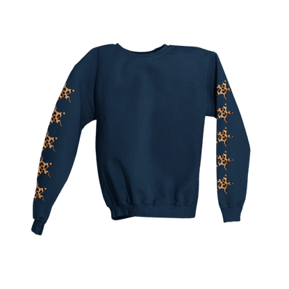 PANTER STARS SLEEVES SWEATSHIRT