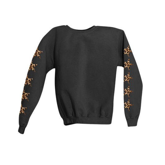 PANTER STARS SLEEVES SWEATSHIRT