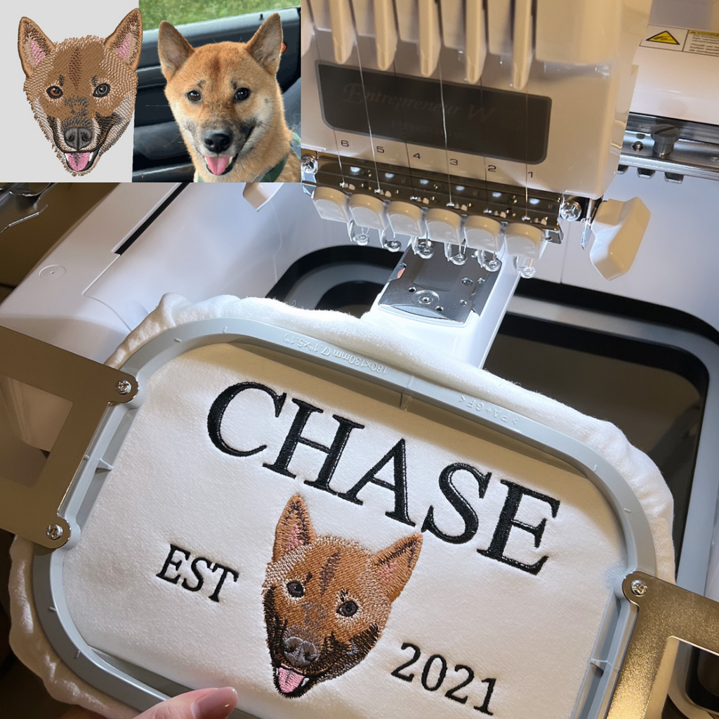 SWEATER MET HUISDIER BORDURING (ga naar www.mijnhuisdiercadeau.nl)