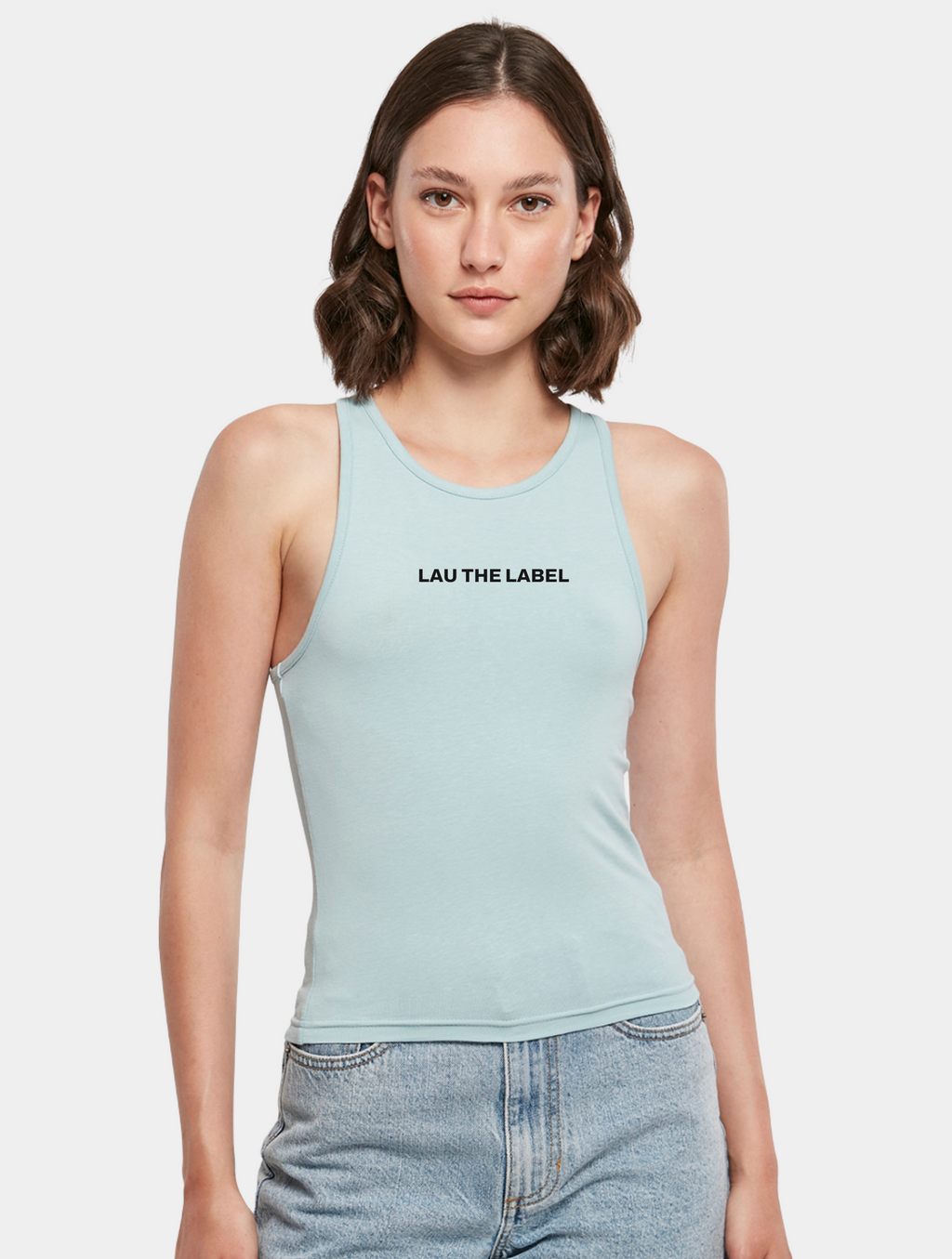 TANKTOP LOGO OCEAN BLUE