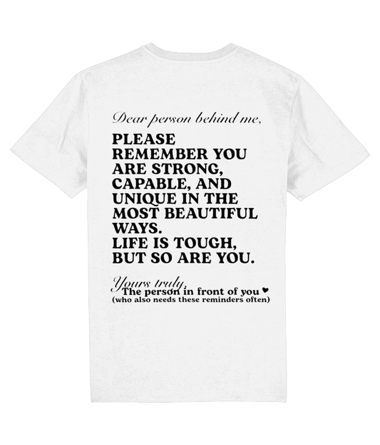 DEAR PERSON BEHIND ME SHIRT