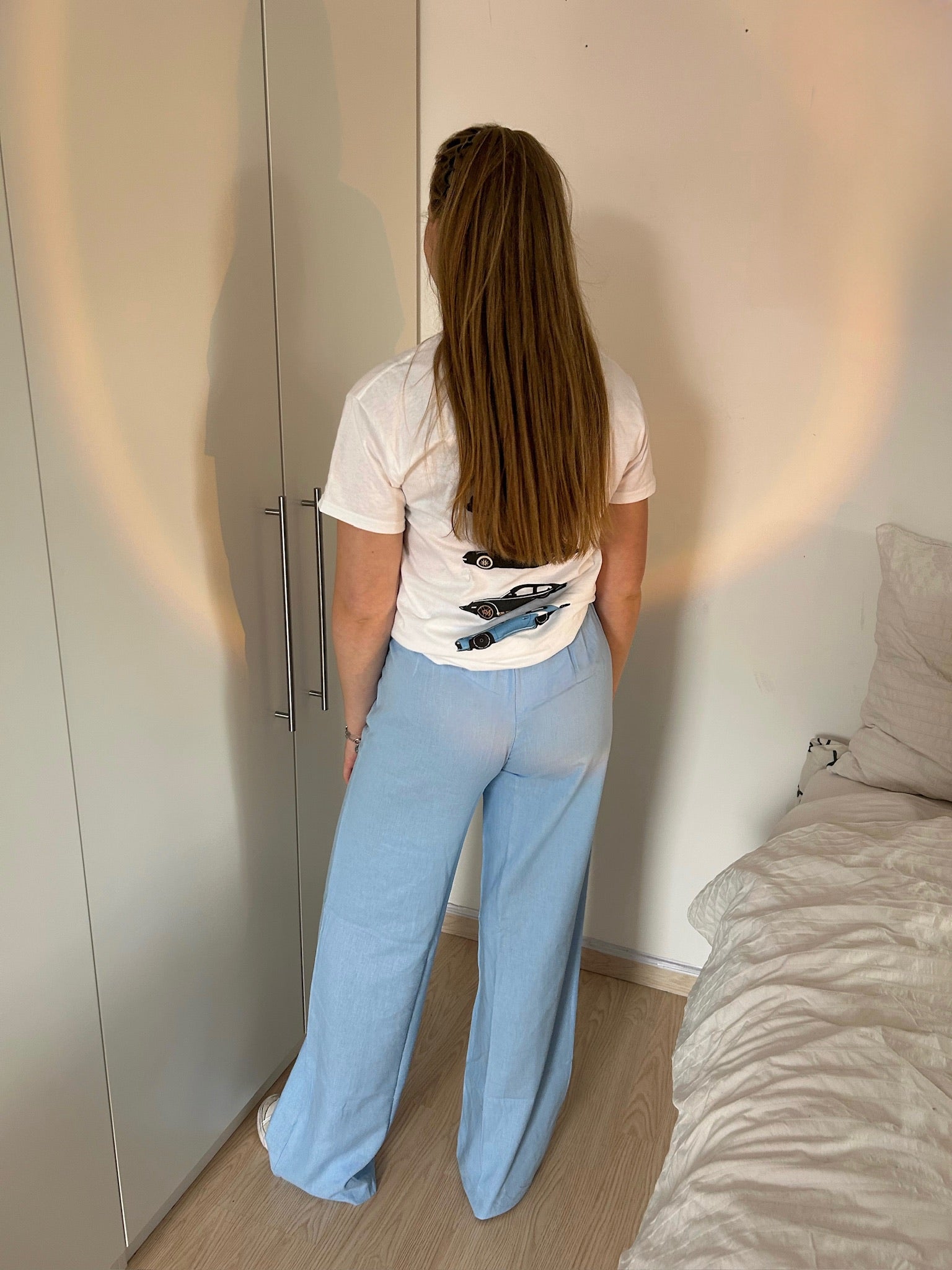 Linnen broek – Blauw