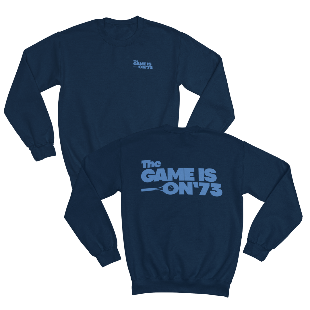 THE GAME IS ON SWEATSHIRT