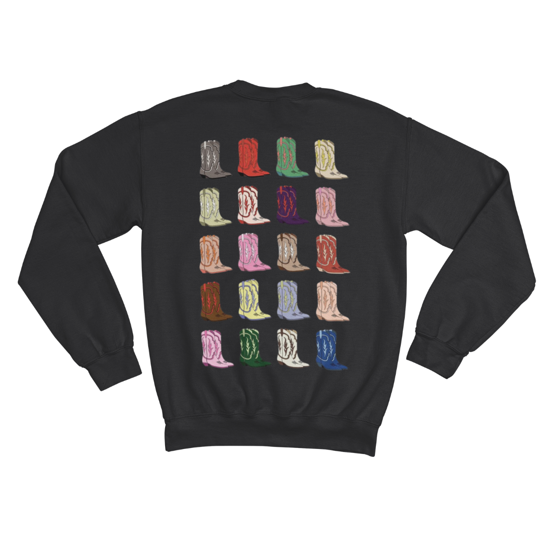 COWBOY BOOTS SWEATSHIRT