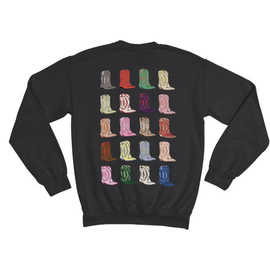 COWBOY BOOTS SWEATSHIRT