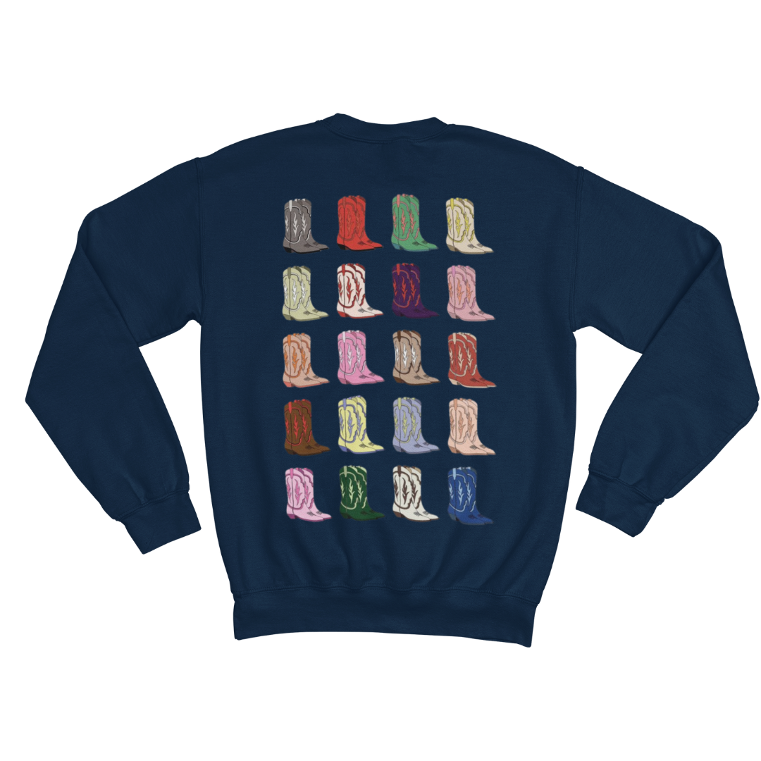 COWBOY BOOTS SWEATSHIRT