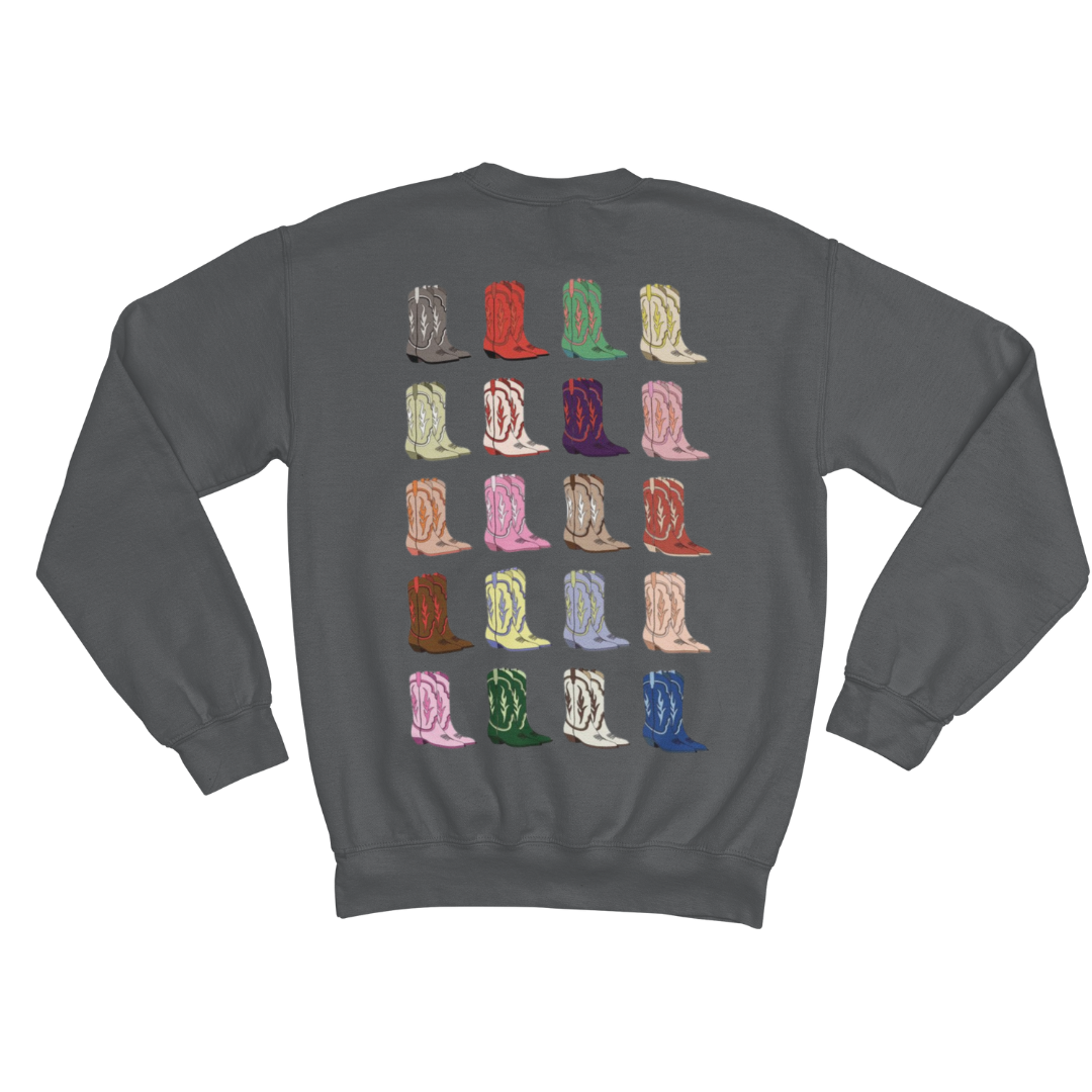 COWBOY BOOTS SWEATSHIRT