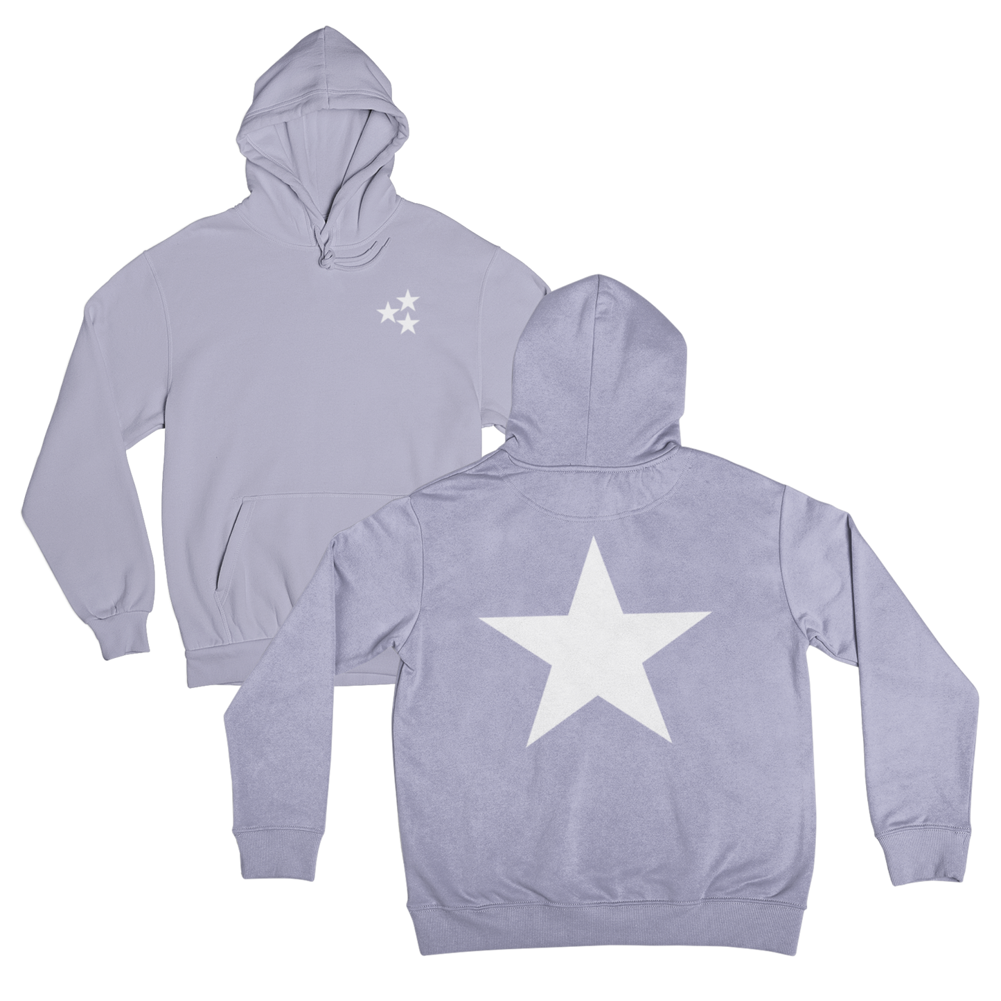 WHITE STAR HOODIE