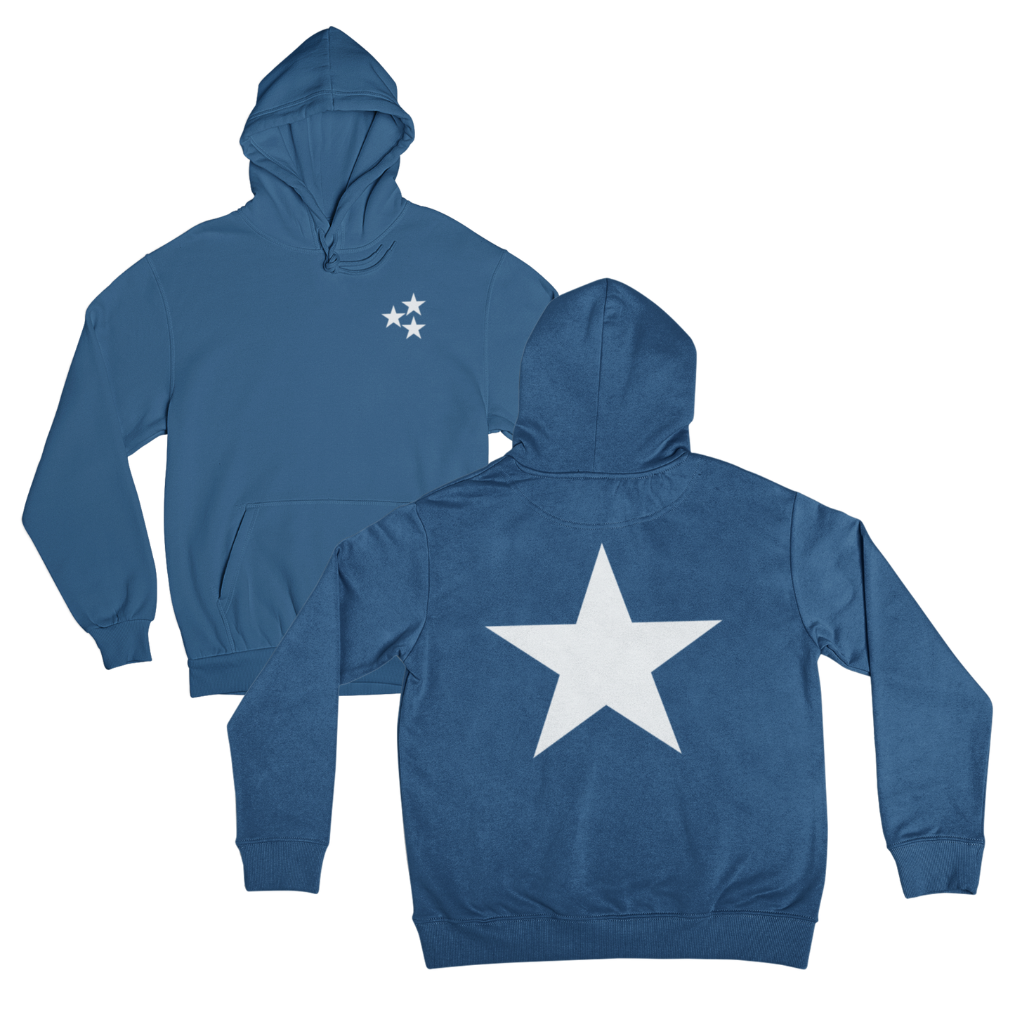 WHITE STAR HOODIE