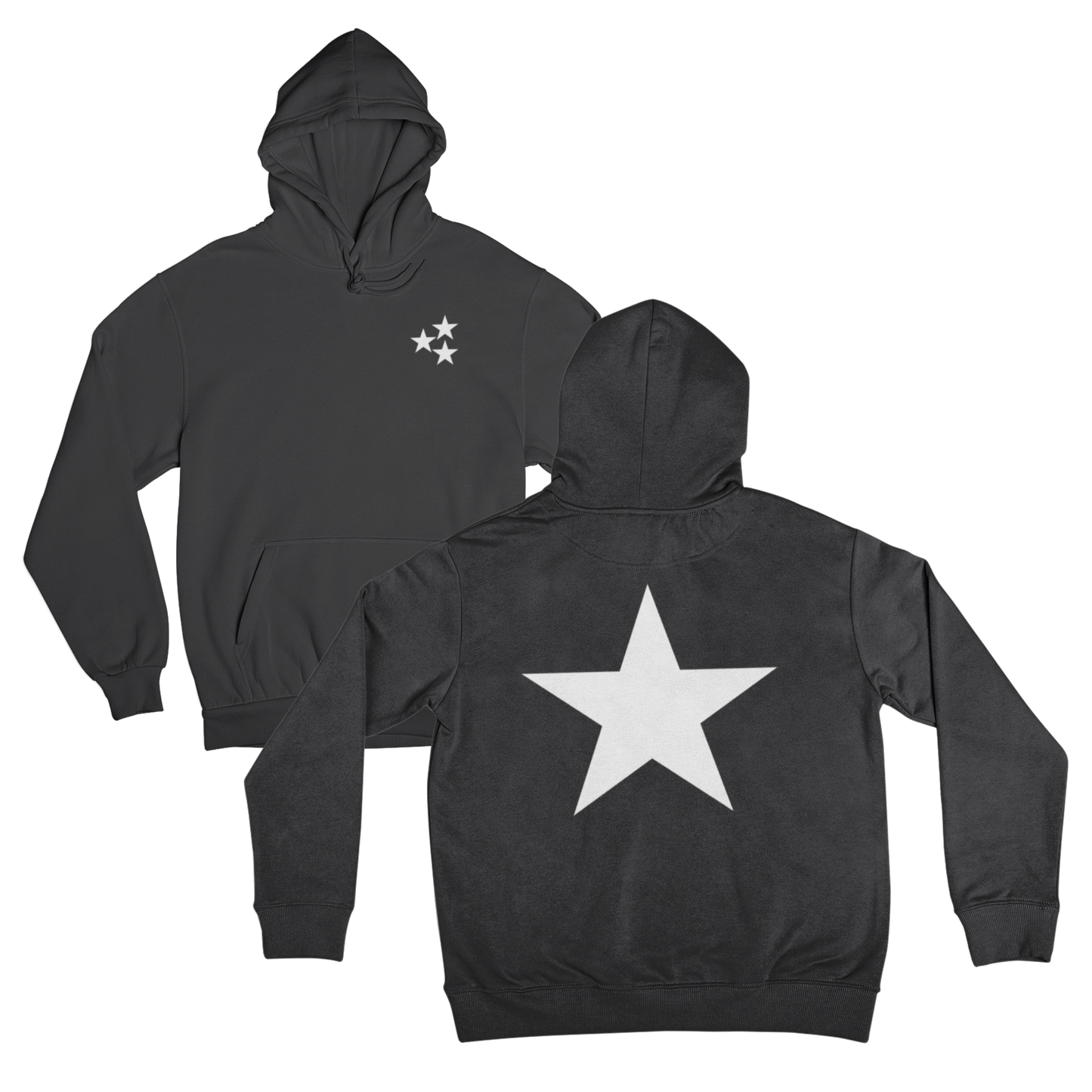 WHITE STAR HOODIE