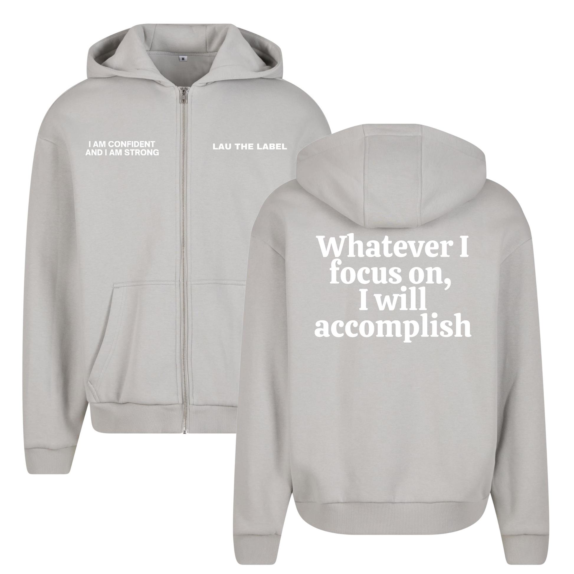 EMPOWER ZIPPED HOODIE (3d opdruk)
