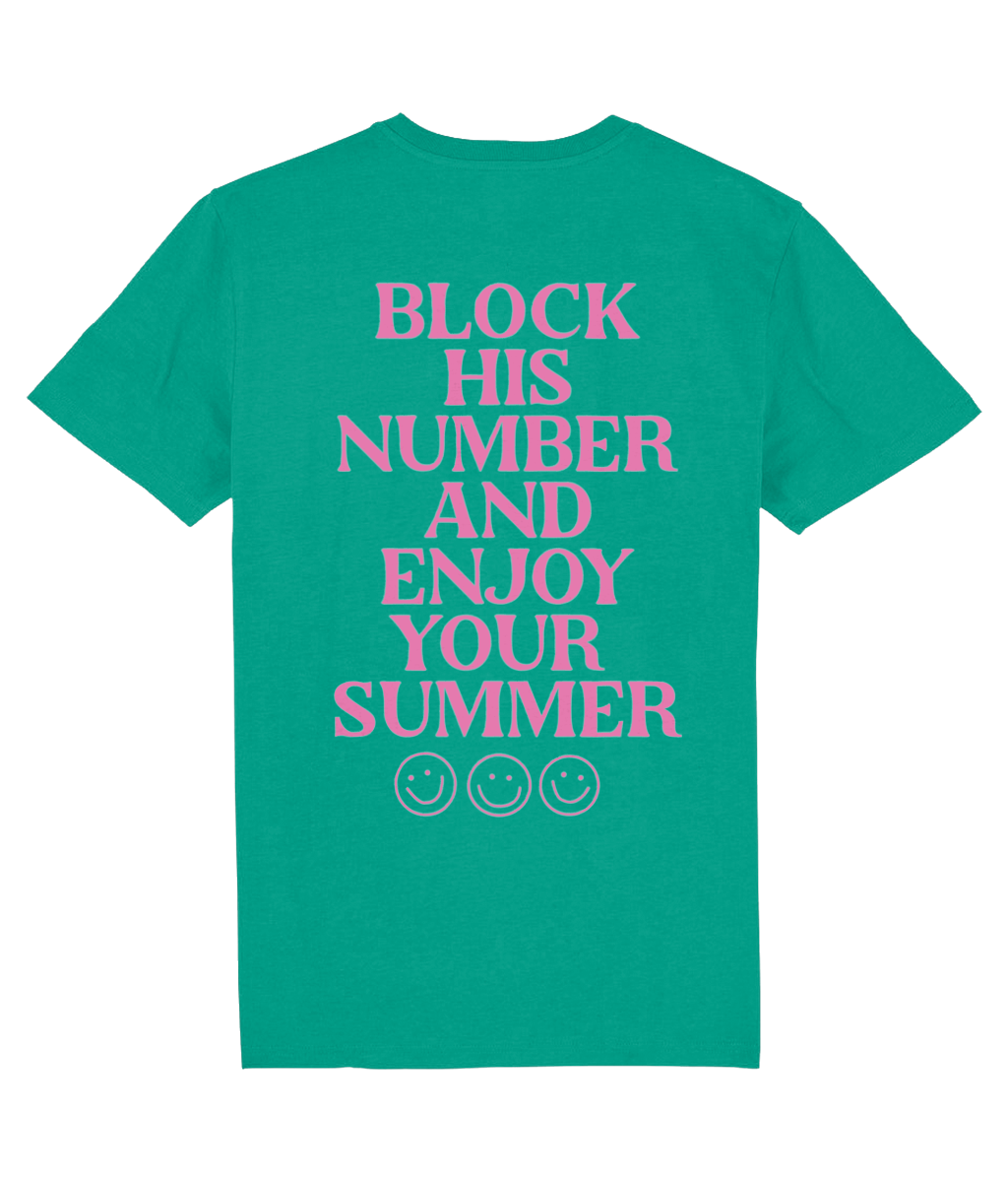 BLOCK HIS NUMBER SHIRT