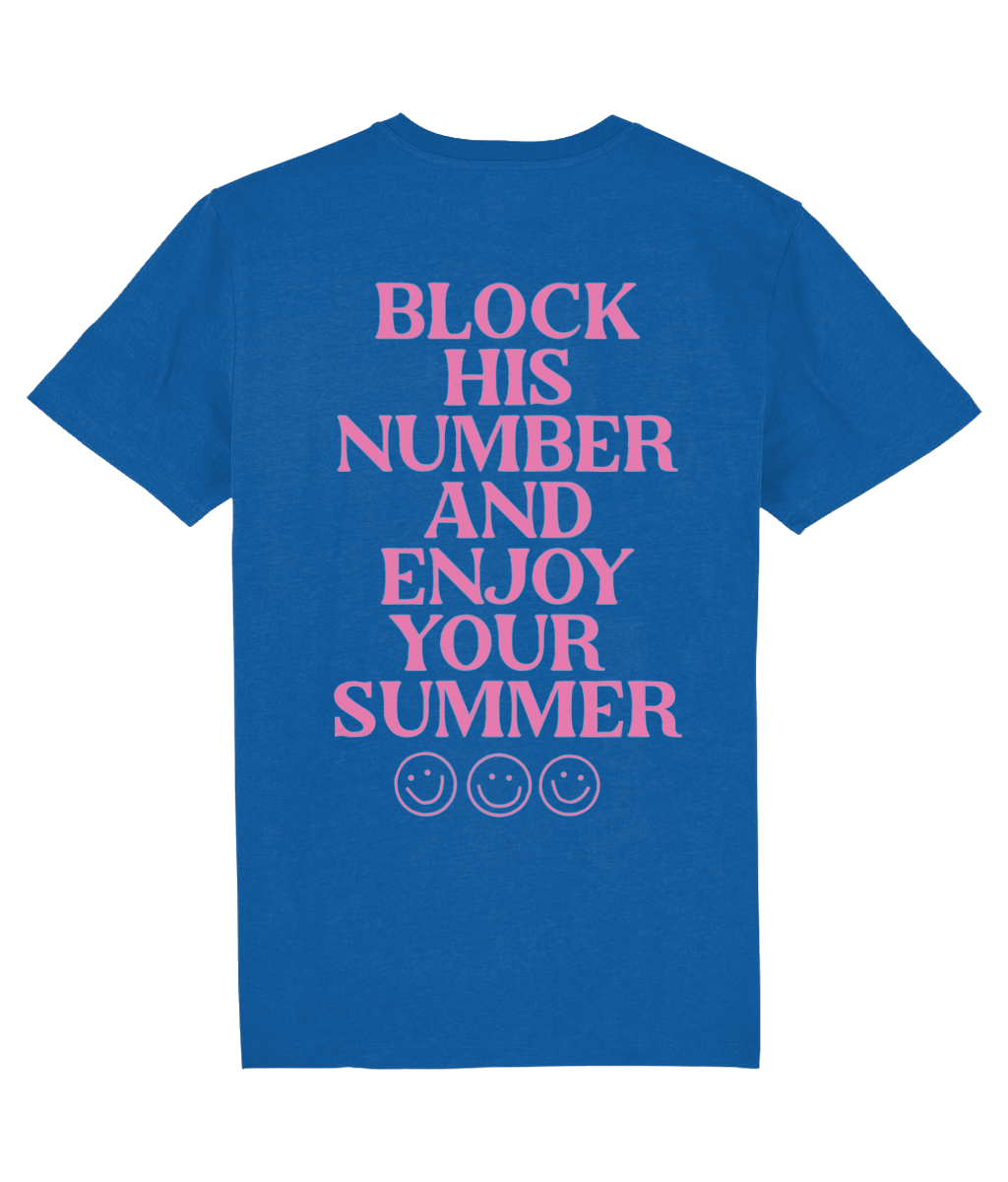 BLOCK HIS NUMBER SHIRT