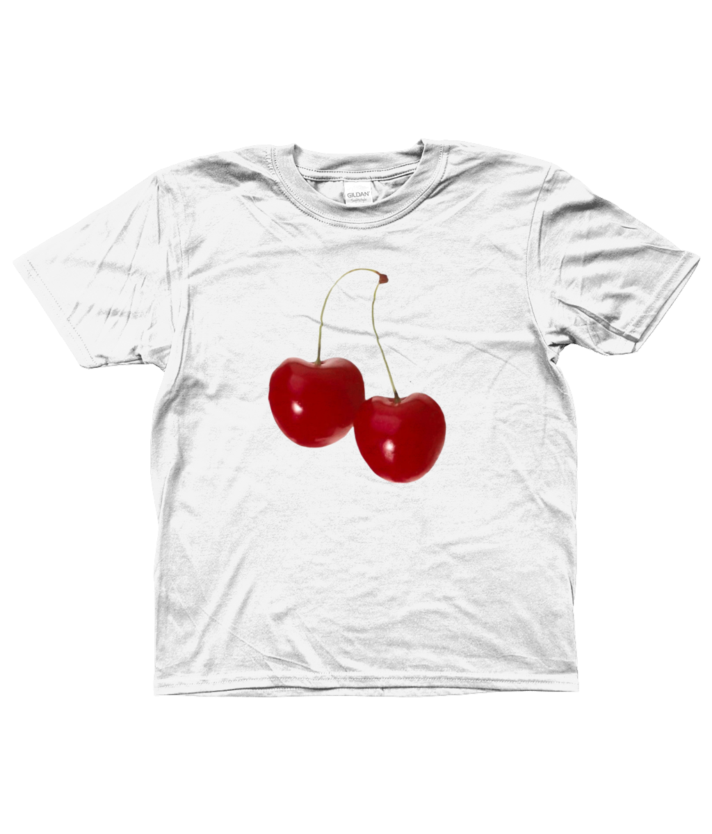 CHERRIES BABY CROPPED TEE