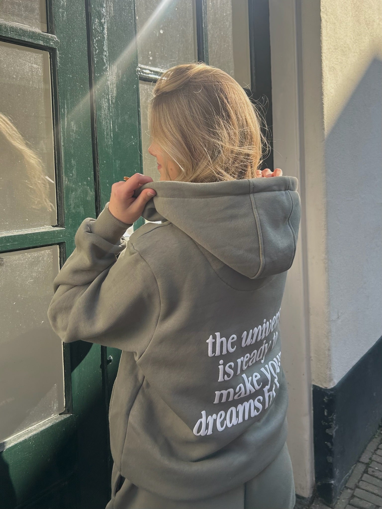 MAKE YOUR DREAMS HAPPEN ZIPPED HOODIE