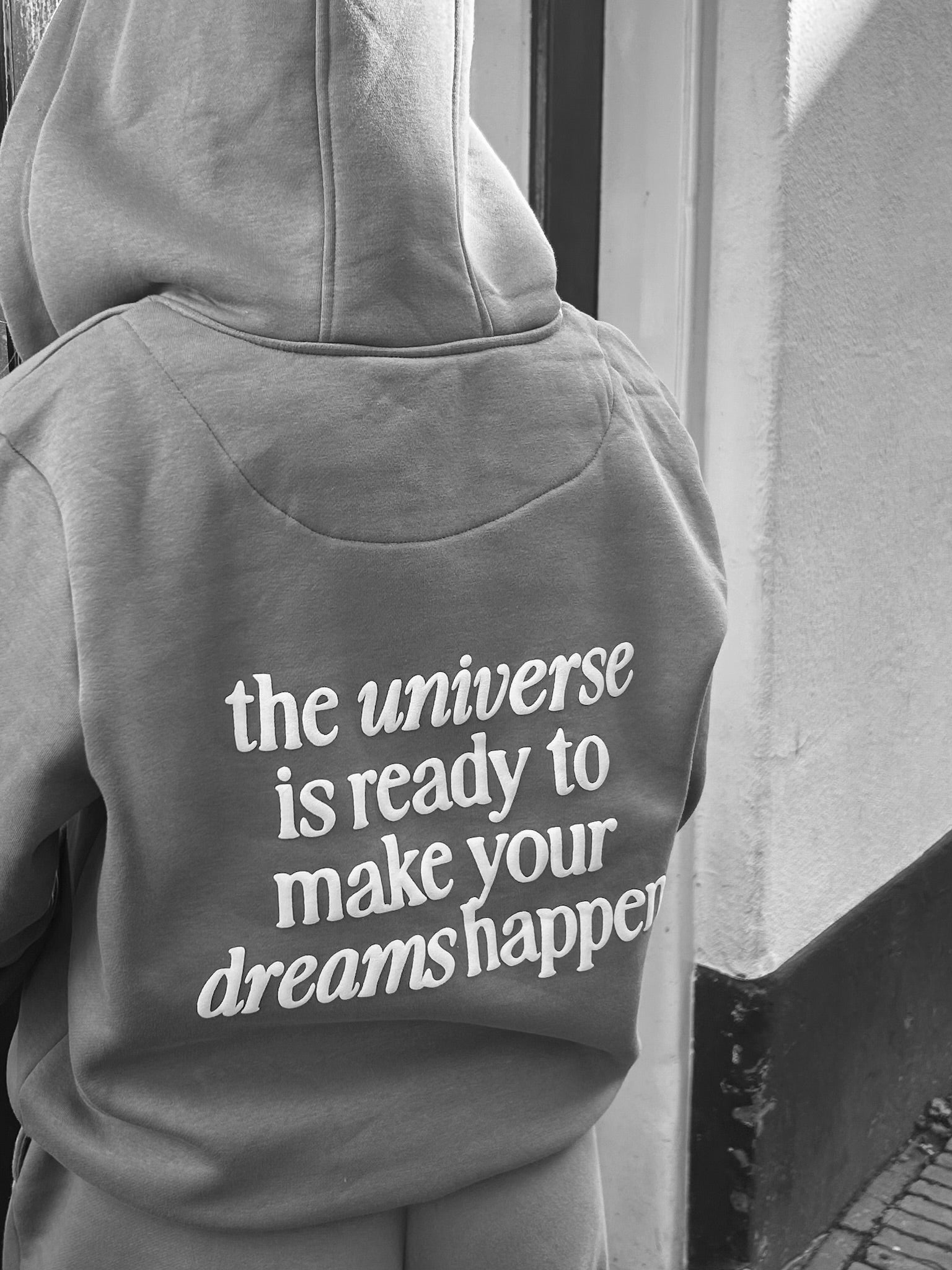 MAKE YOUR DREAMS HAPPEN ZIPPED HOODIE