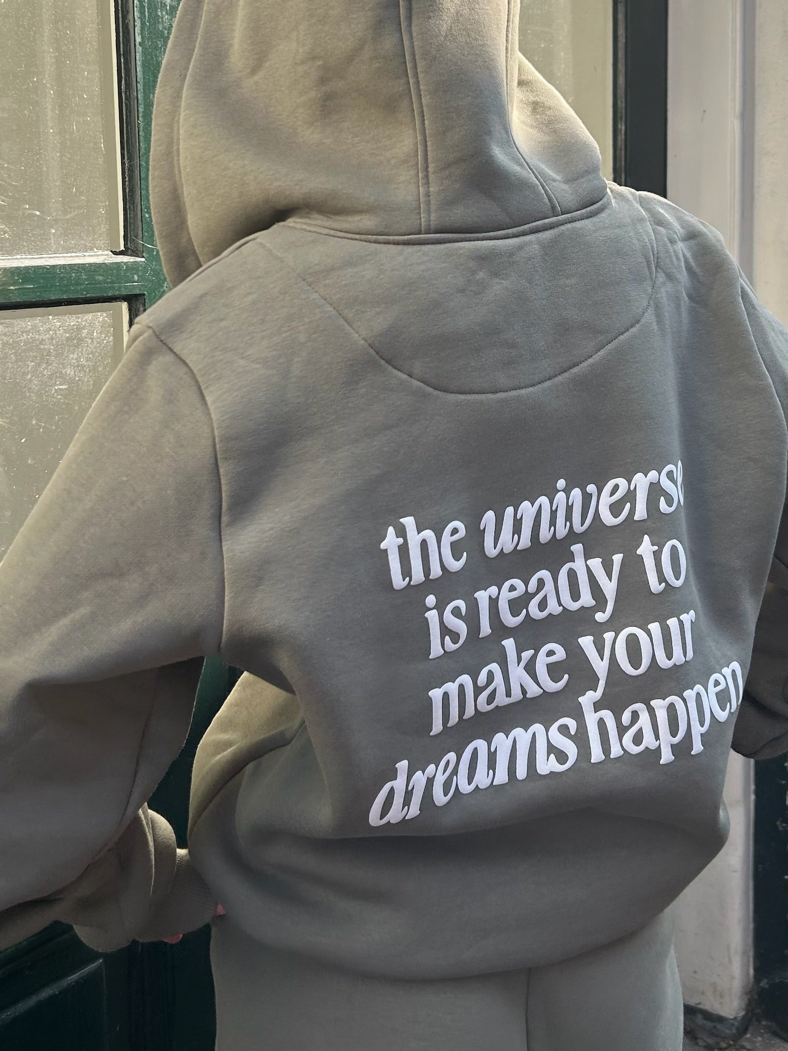 MAKE YOUR DREAMS HAPPEN ZIPPED HOODIE