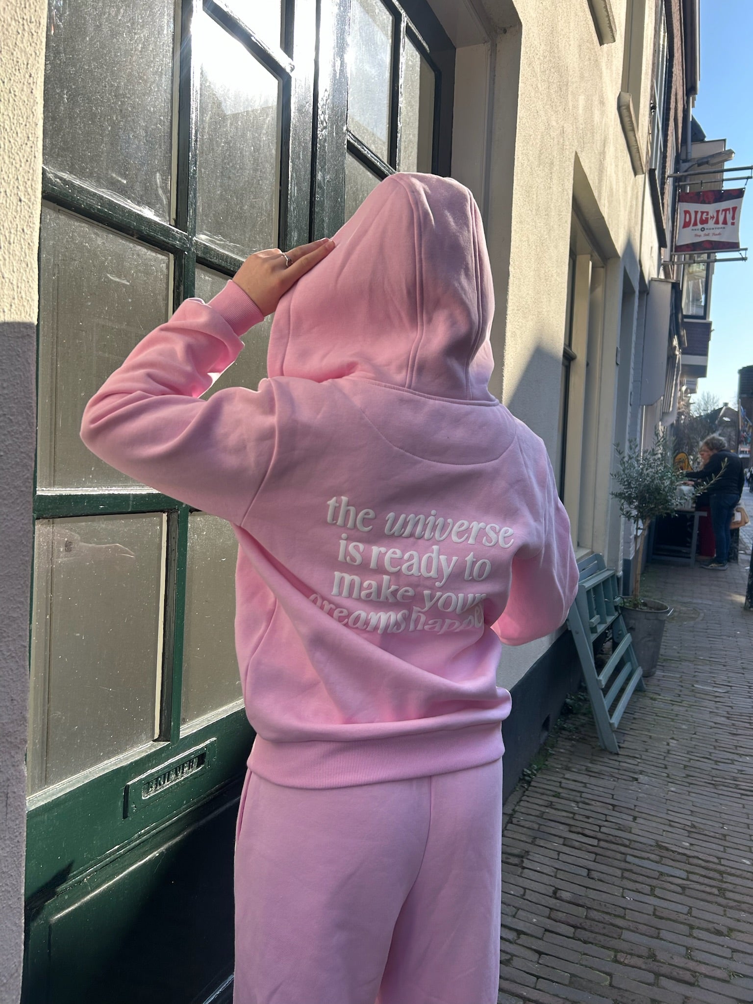 MAKE YOUR DREAMS HAPPEN ZIPPED HOODIE