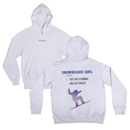 SNOWBOARD GIRL HOODIE