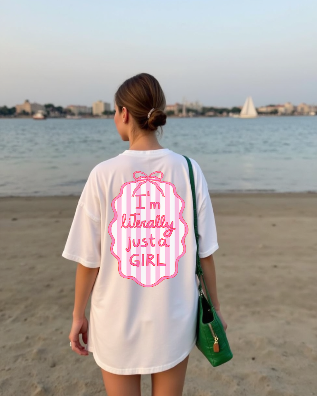 LITERALLY JUST A GIRL SHIRT