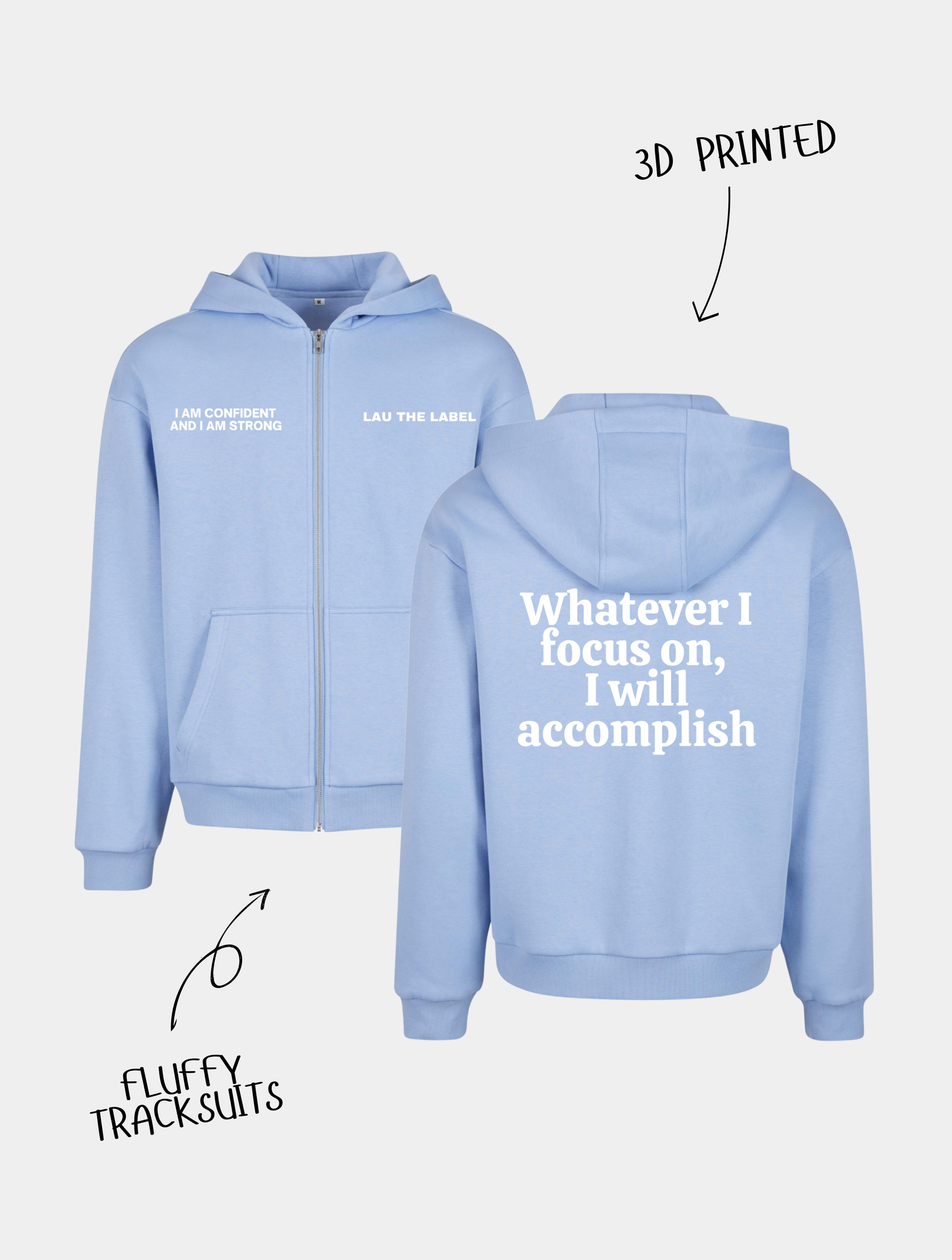 EMPOWER ZIPPED HOODIE (3d opdruk)