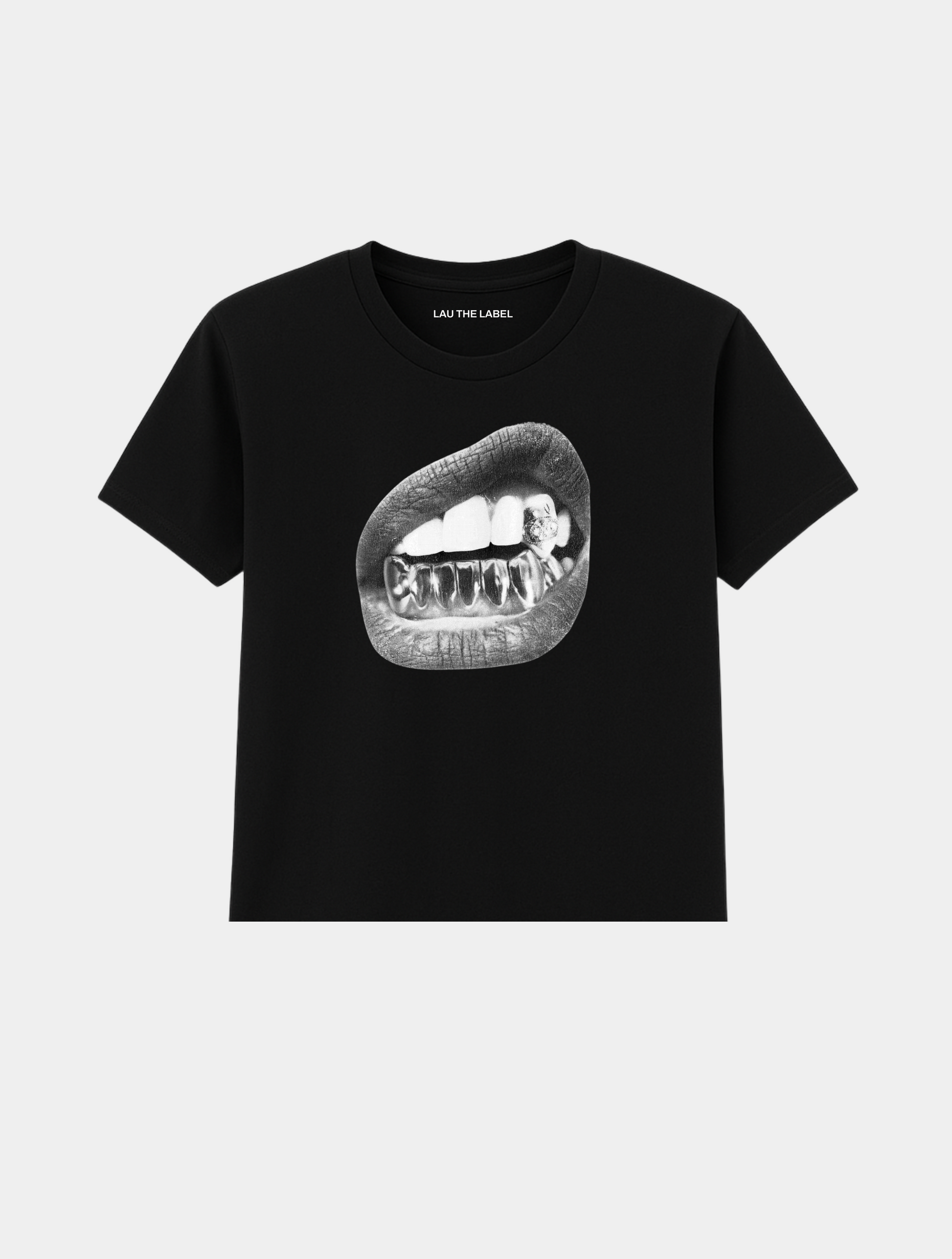 LIPS BABY CROPPED TEE