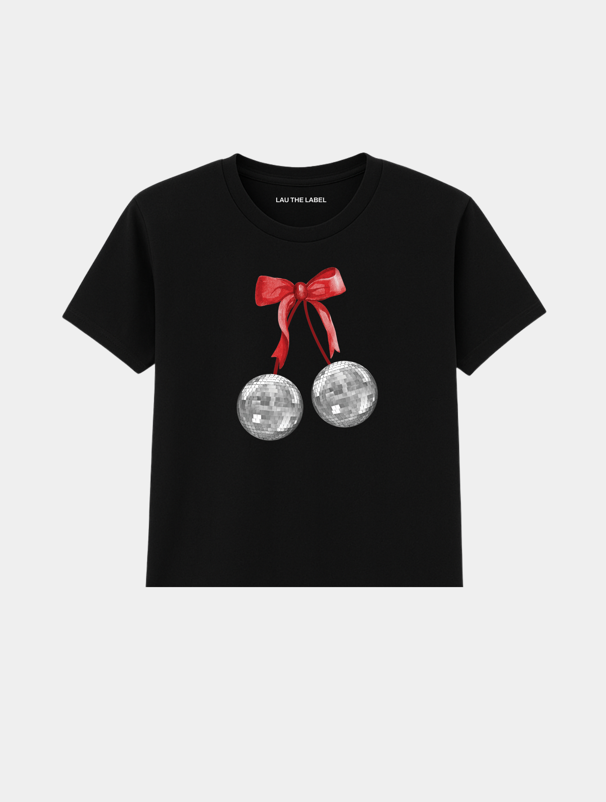 DISCO GIRL BABY CROPPED TEE