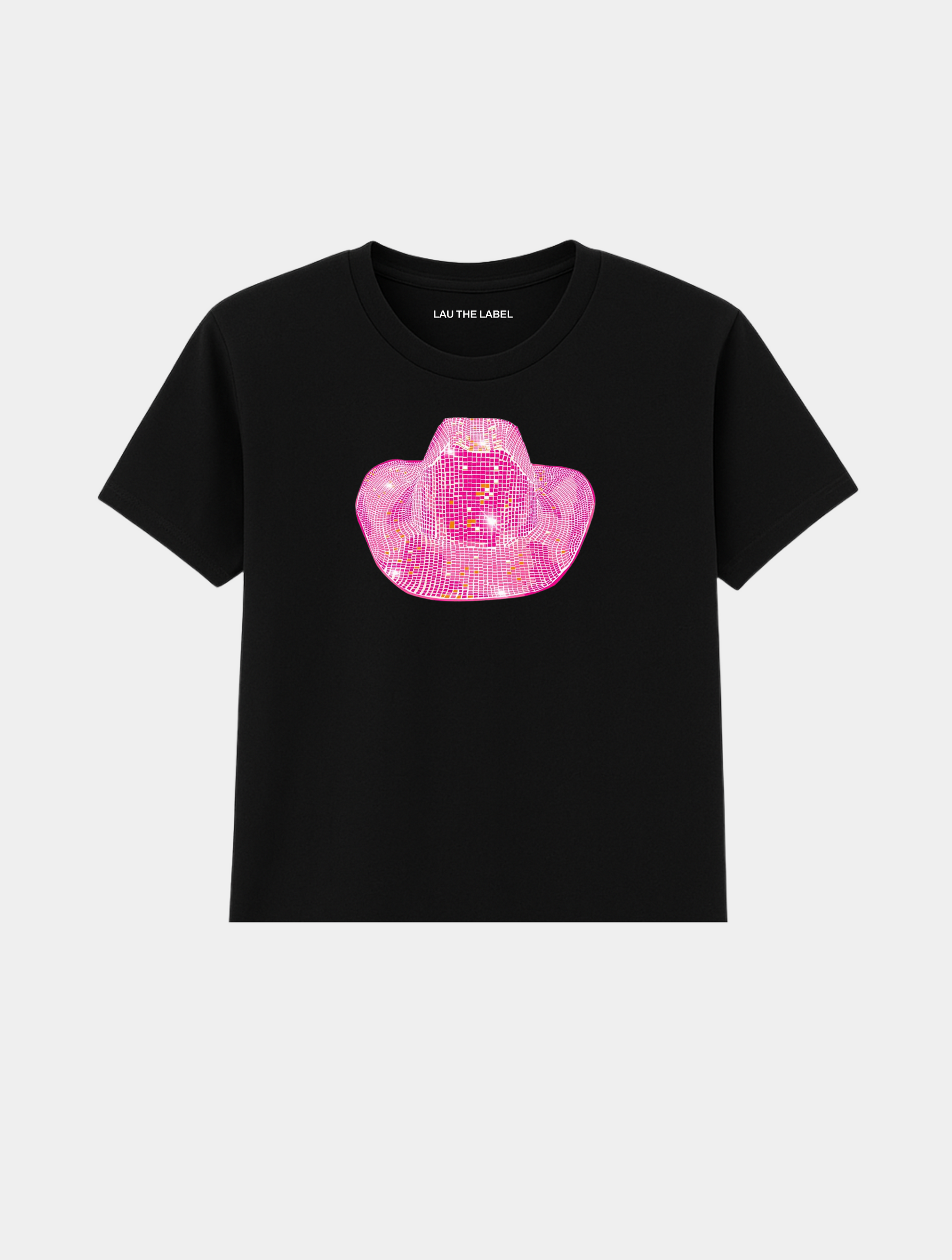 COWBOY HAT BABY CROPPED TEE