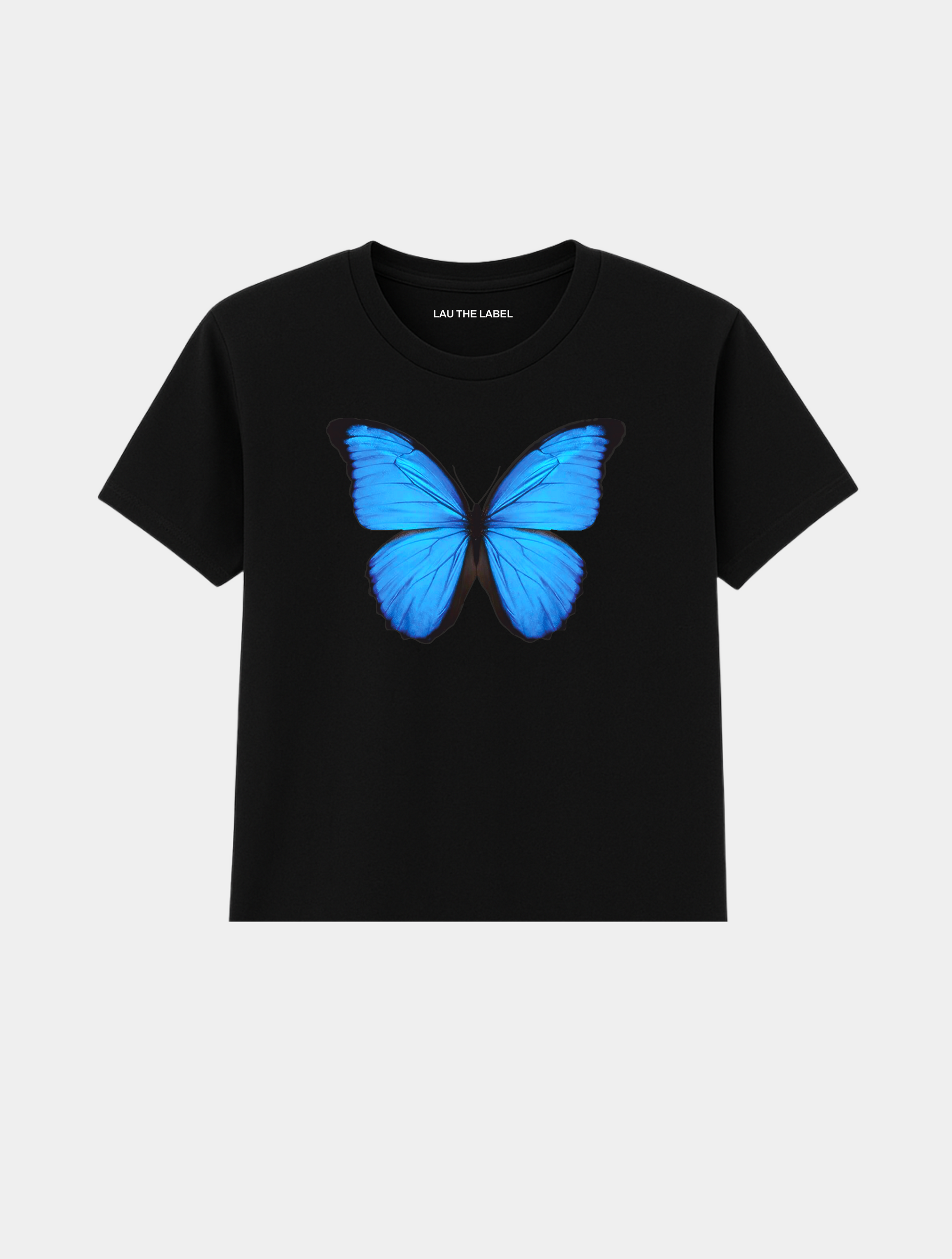 BUTTERFLY BABY CROPPED TEE