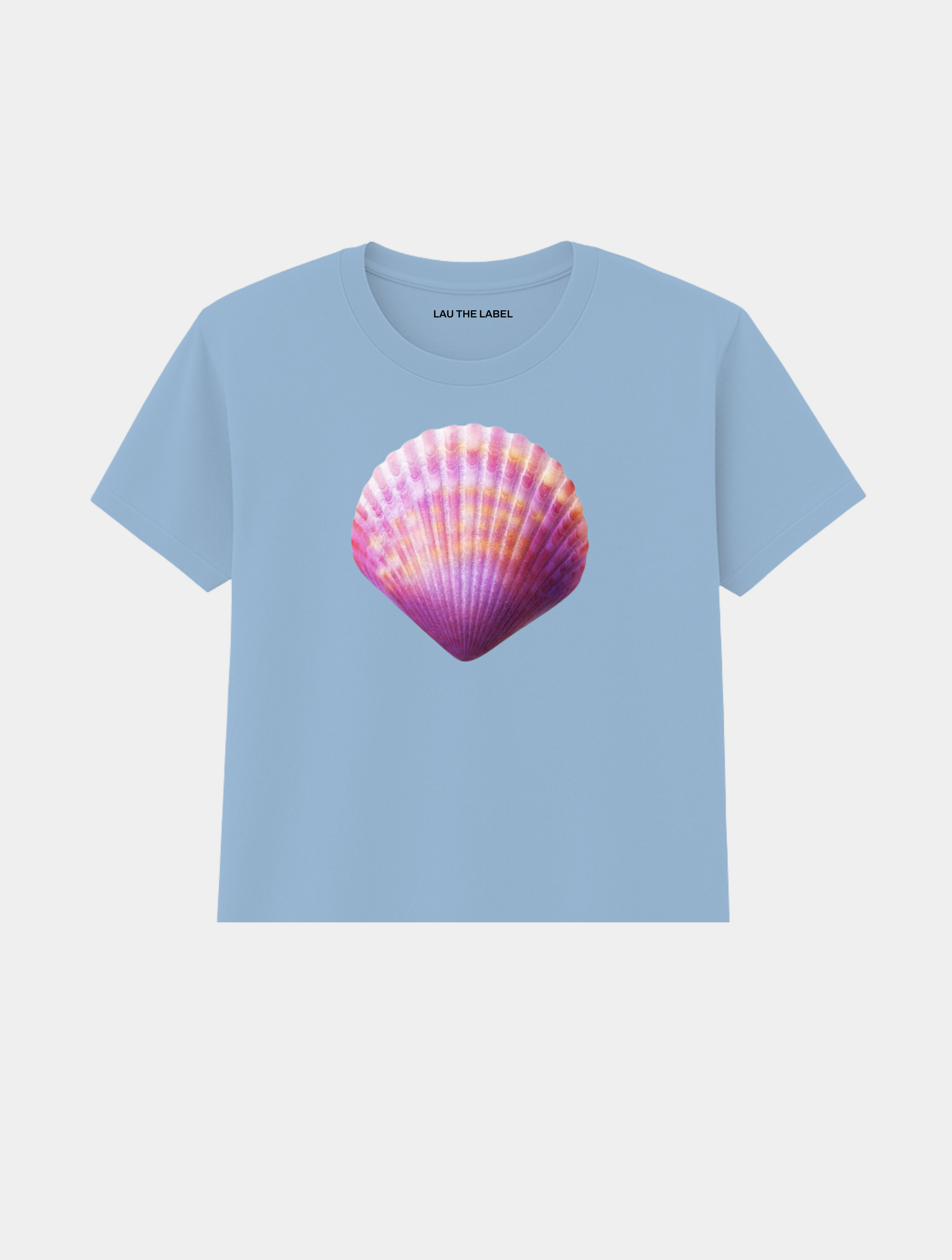 SEA SHELL BABY CROPPED TEE