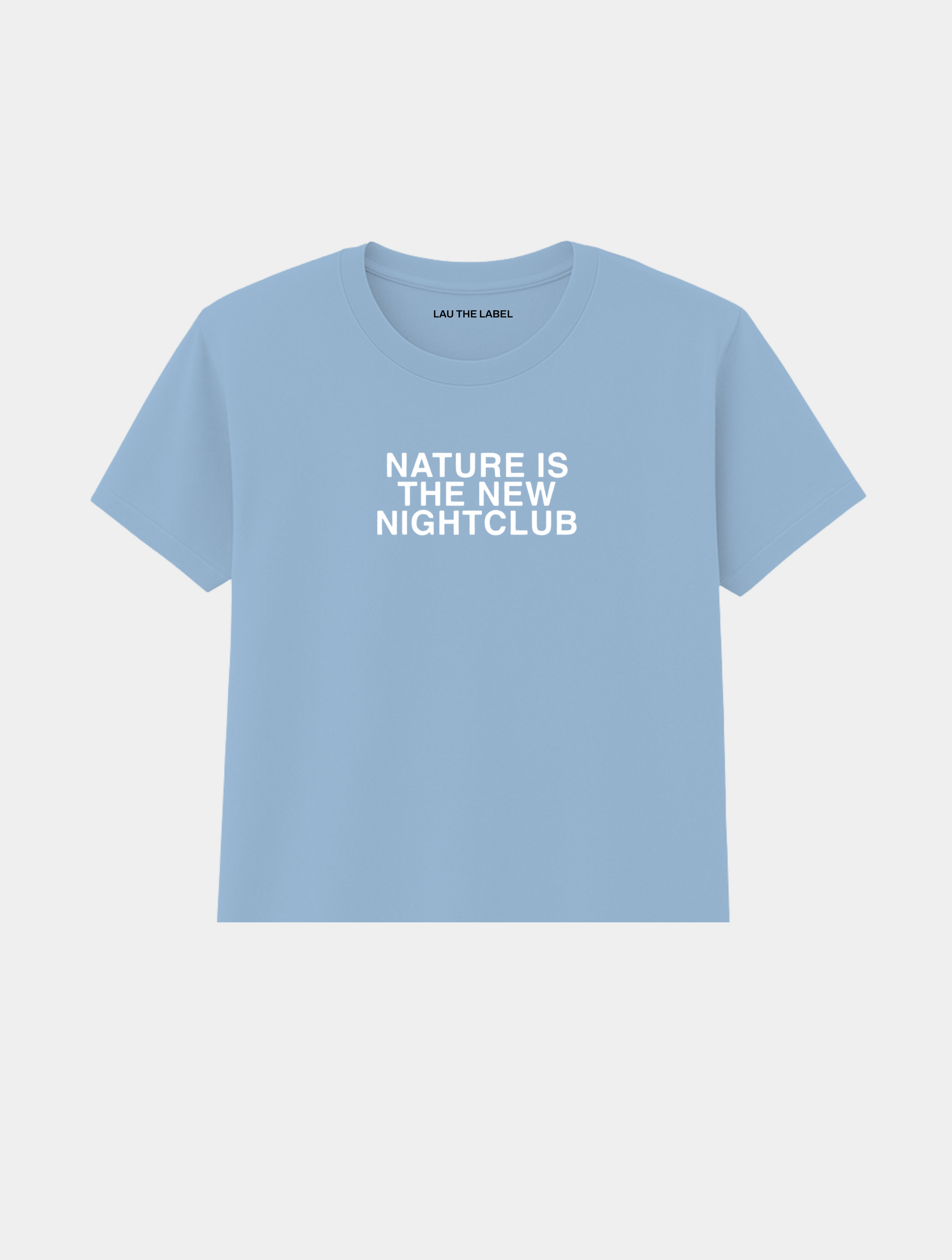 NATURE IS THE NEW NIGHT CLUB BABY CROPPED TEE