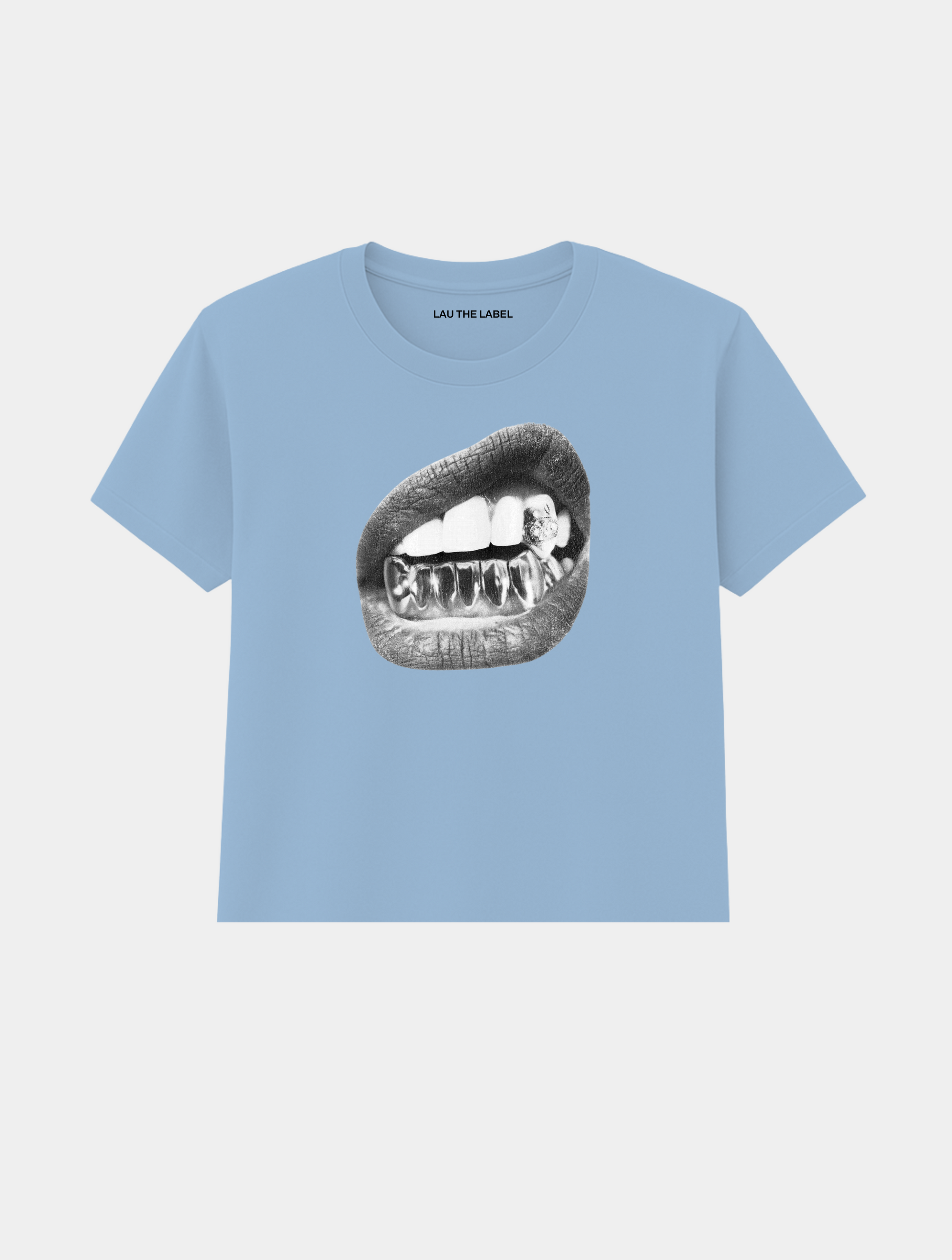 LIPS BABY CROPPED TEE