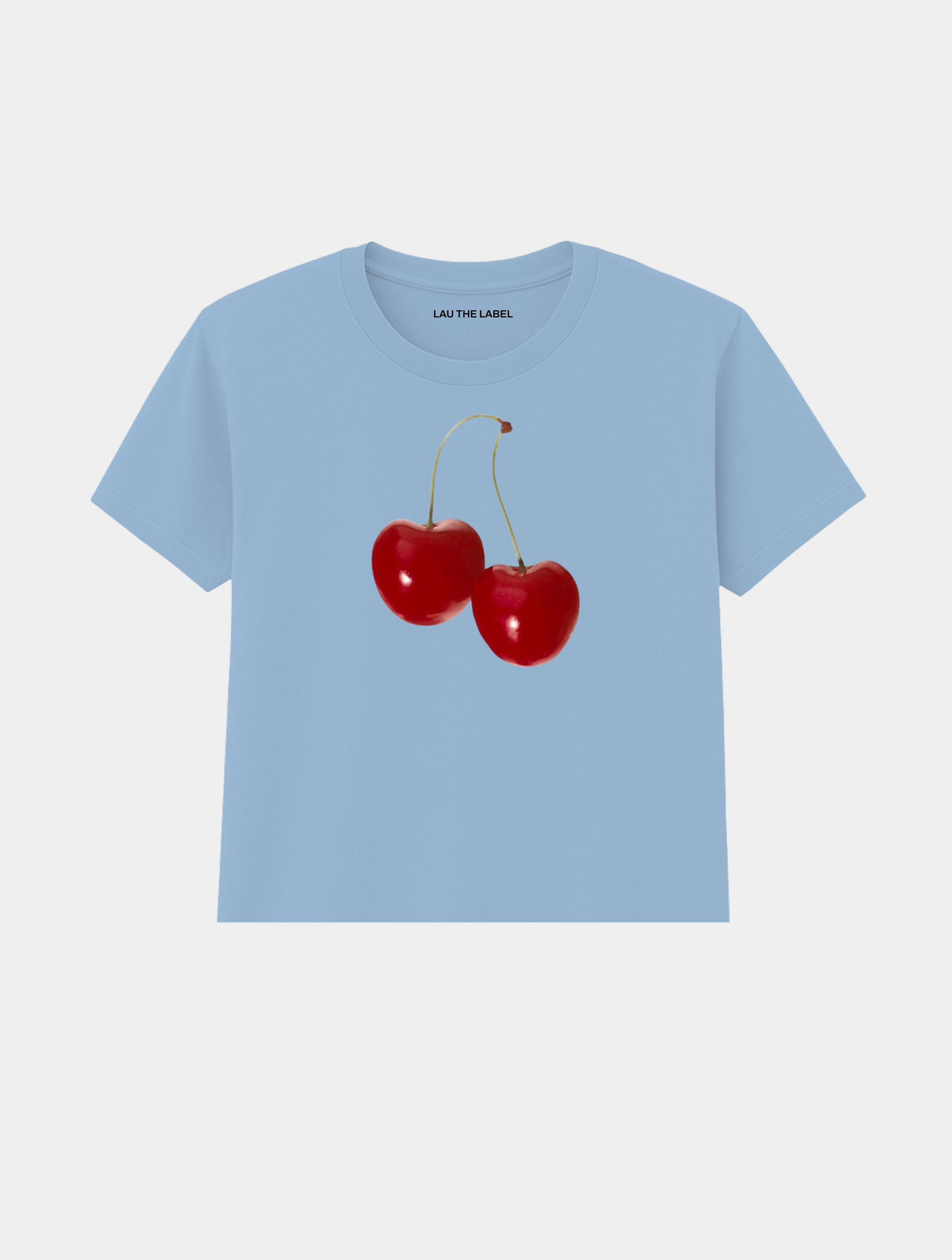 CHERRIES BABY CROPPED TEE