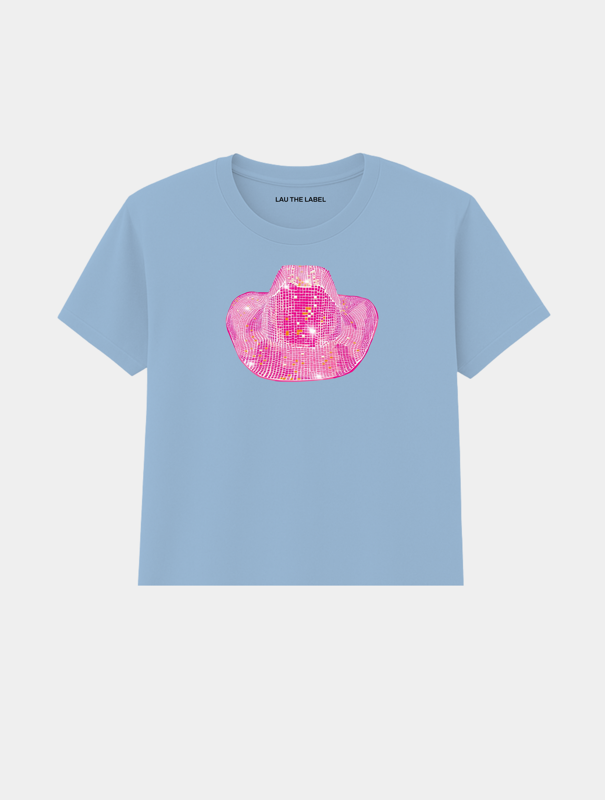 COWBOY HAT BABY CROPPED TEE