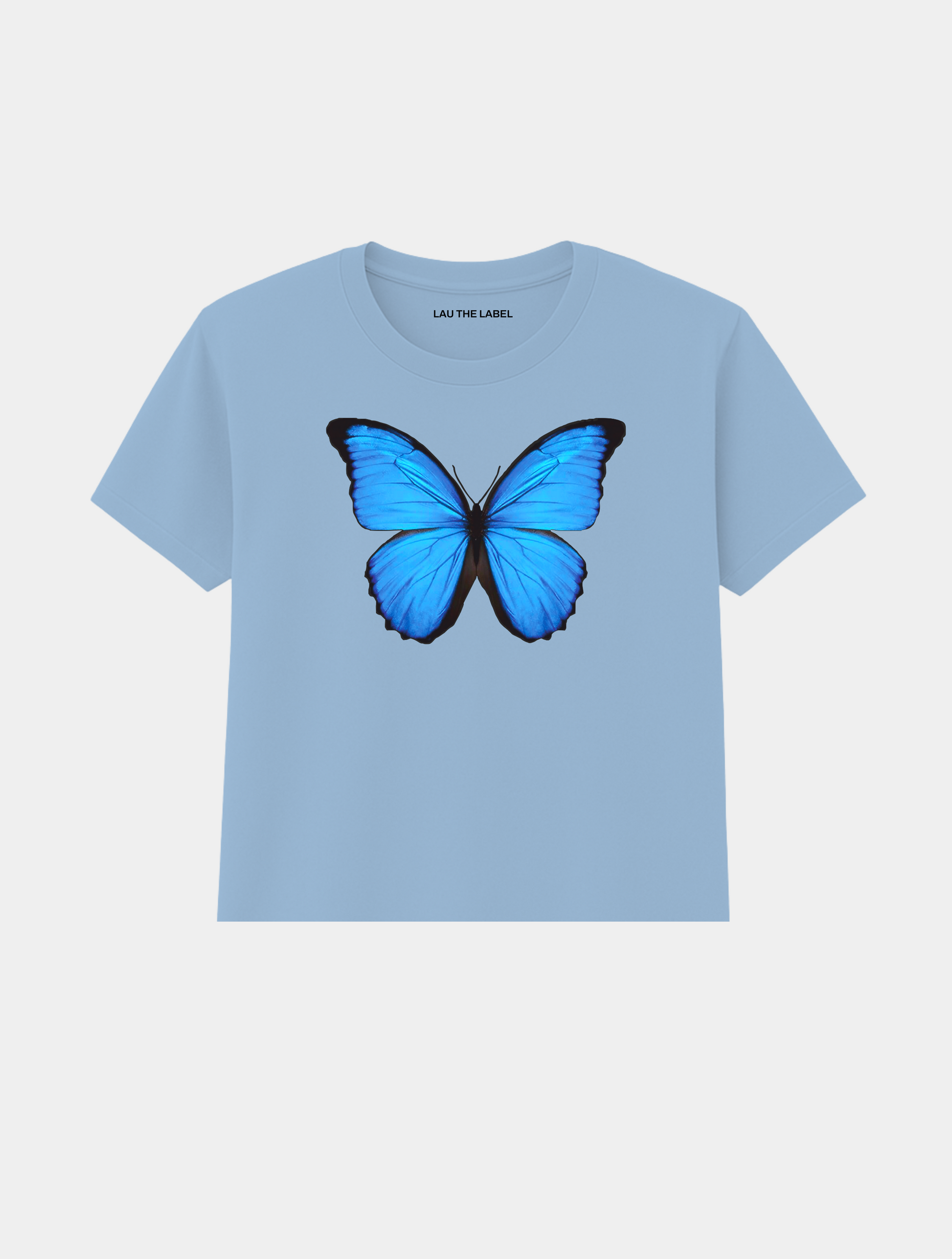 BUTTERFLY BABY CROPPED TEE