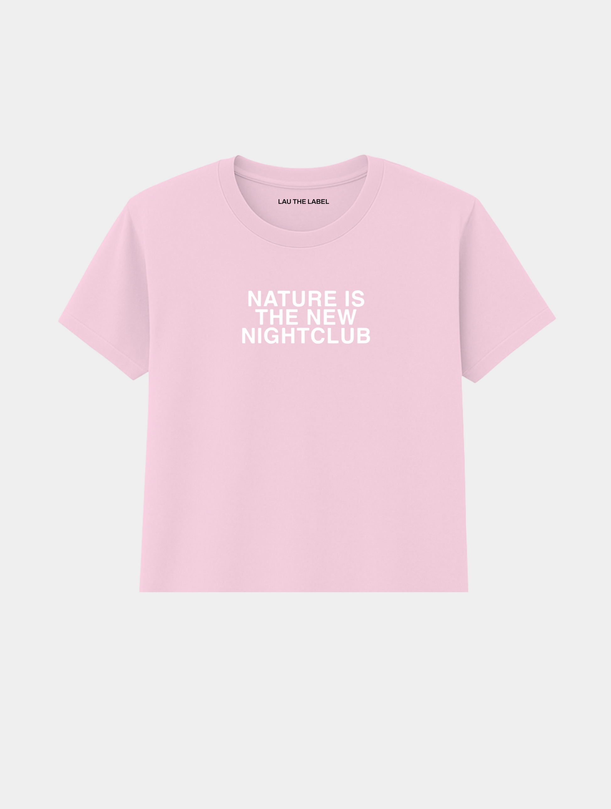 NATURE IS THE NEW NIGHT CLUB BABY CROPPED TEE