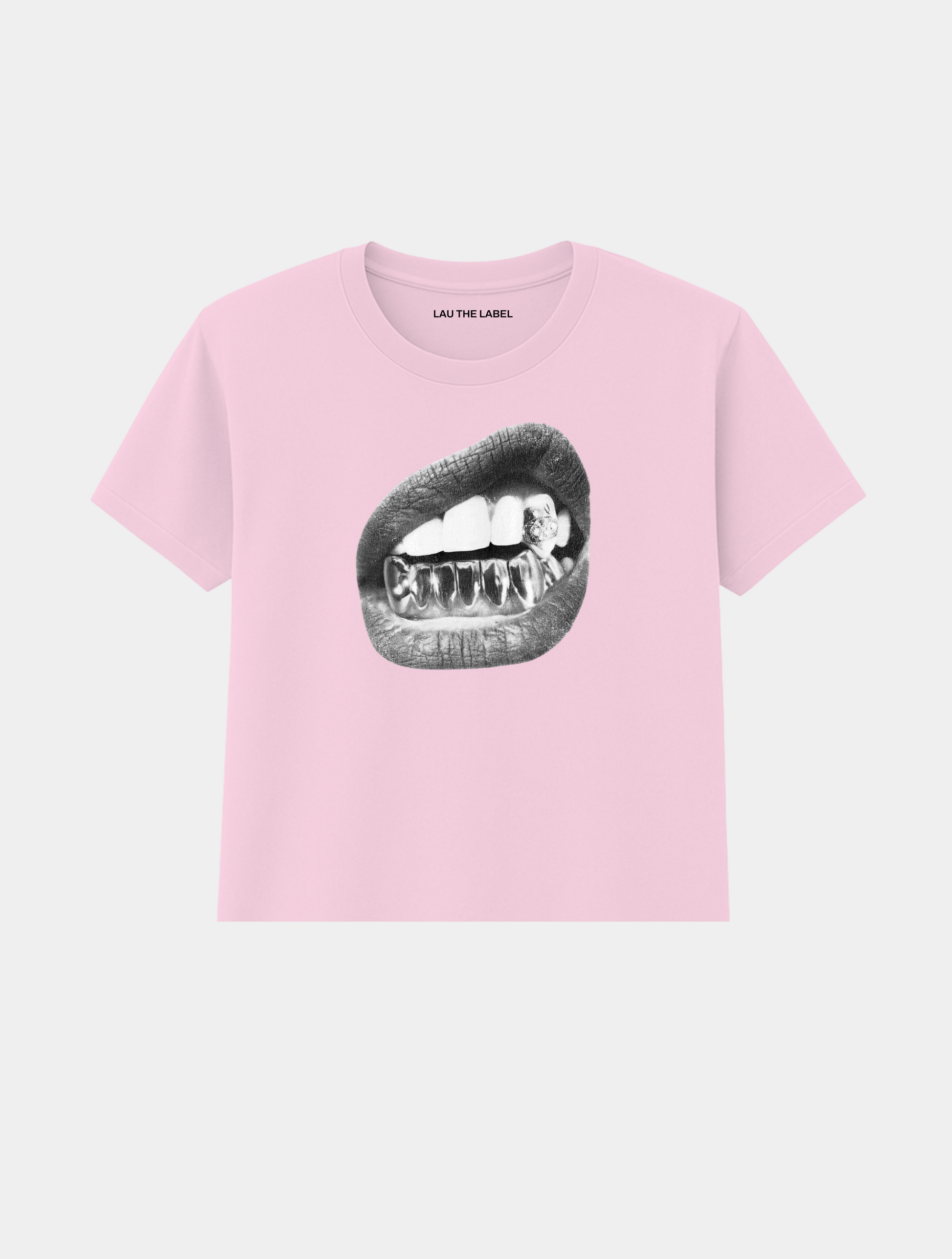 LIPS BABY CROPPED TEE