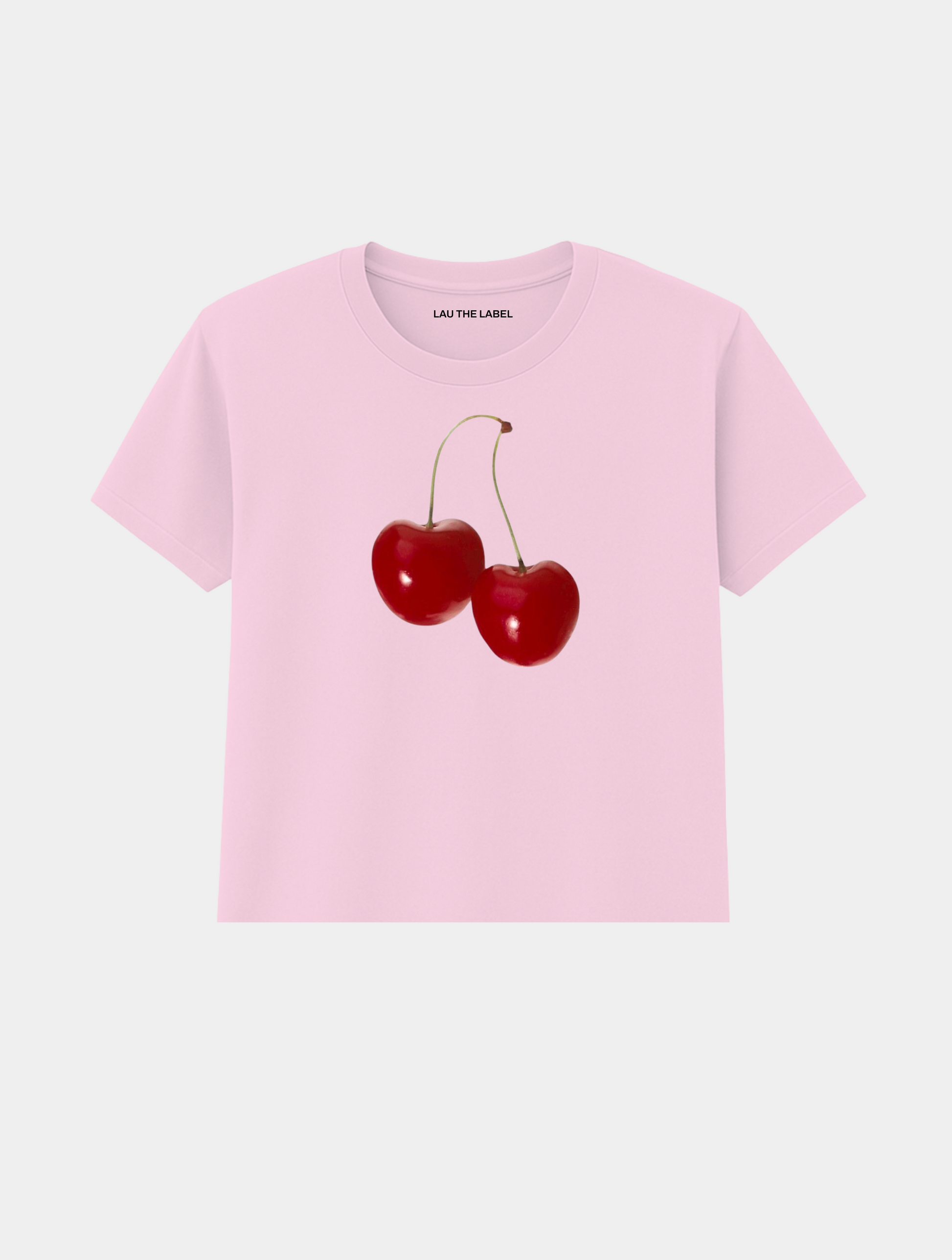 CHERRIES BABY CROPPED TEE