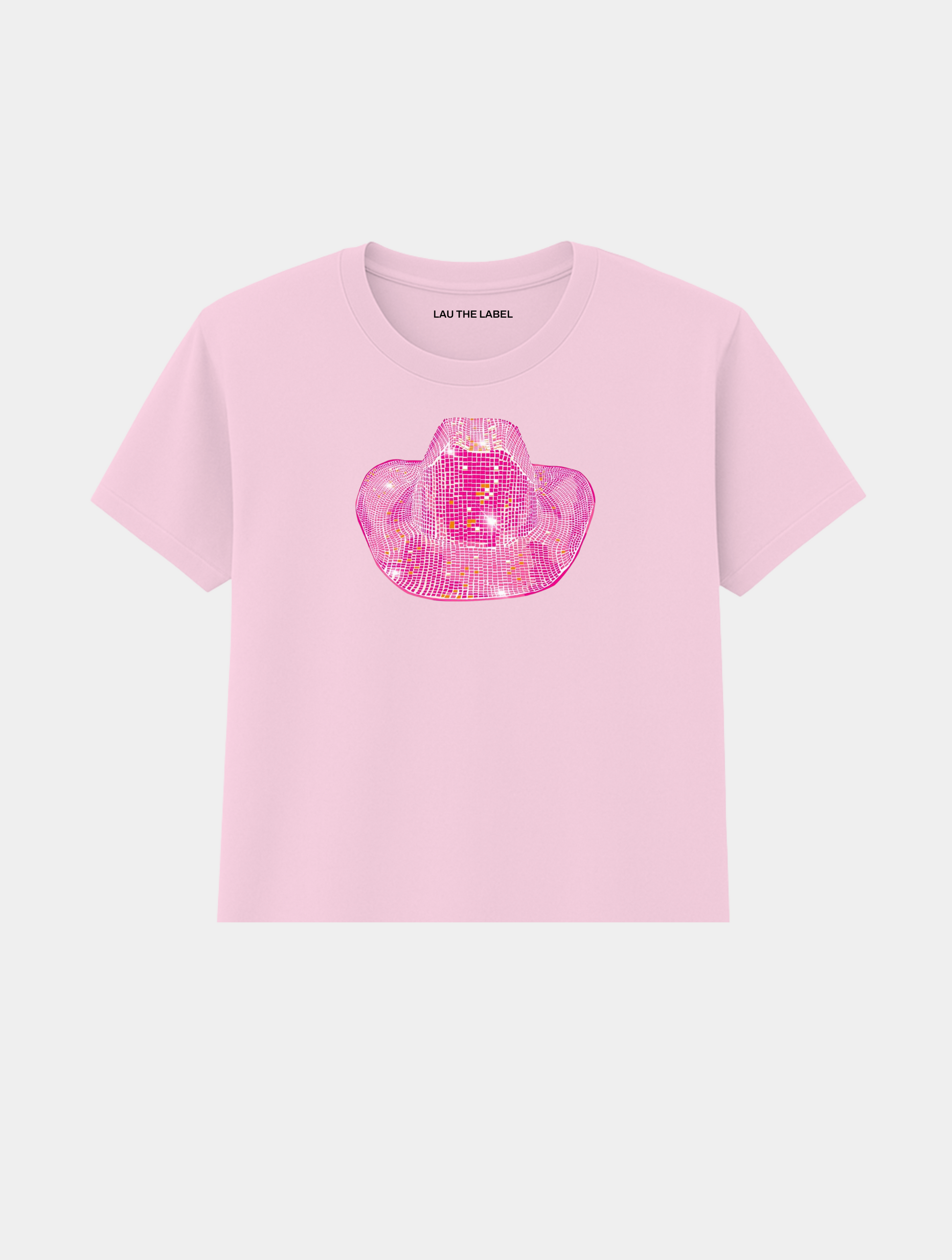 COWBOY HAT BABY CROPPED TEE
