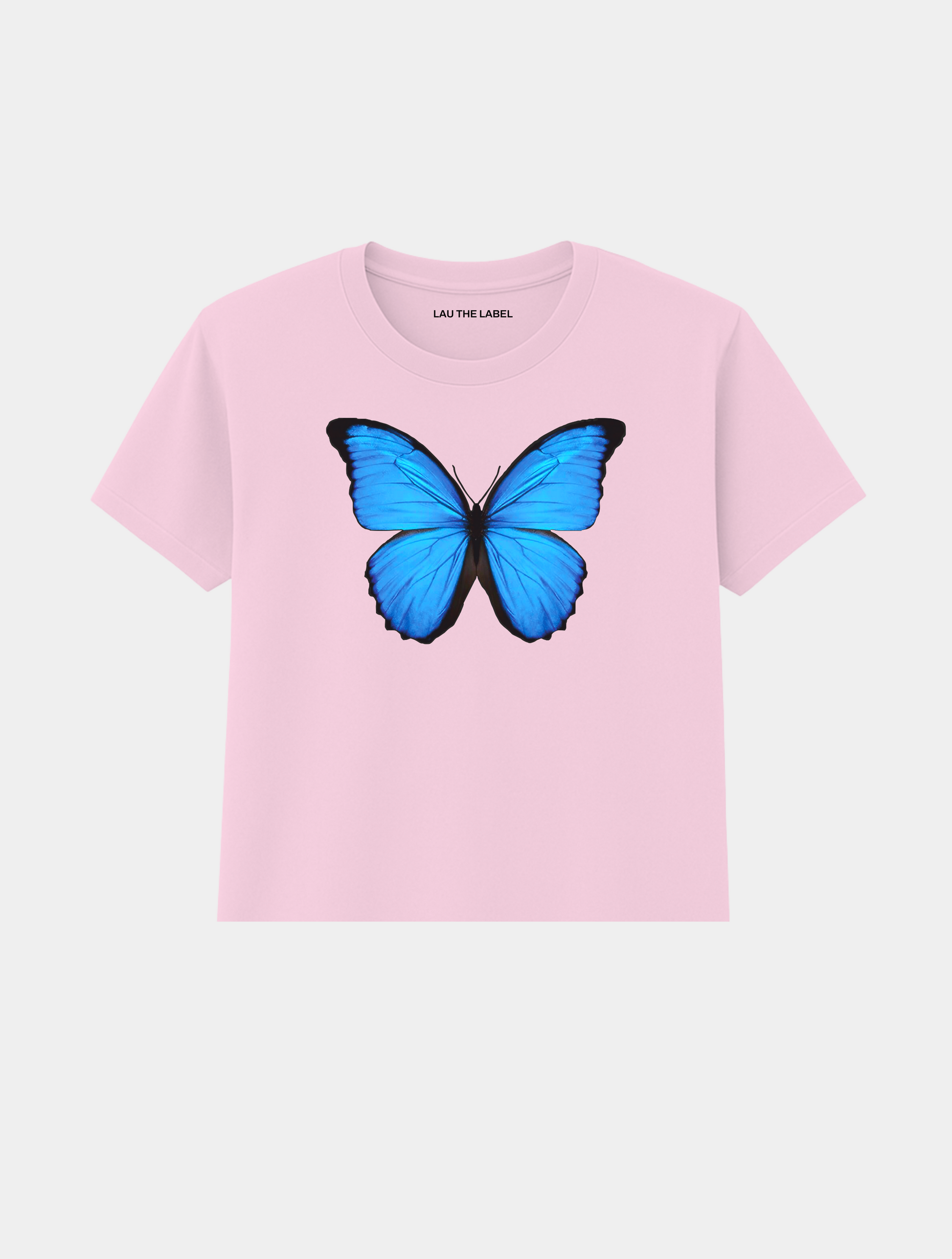BUTTERFLY BABY CROPPED TEE