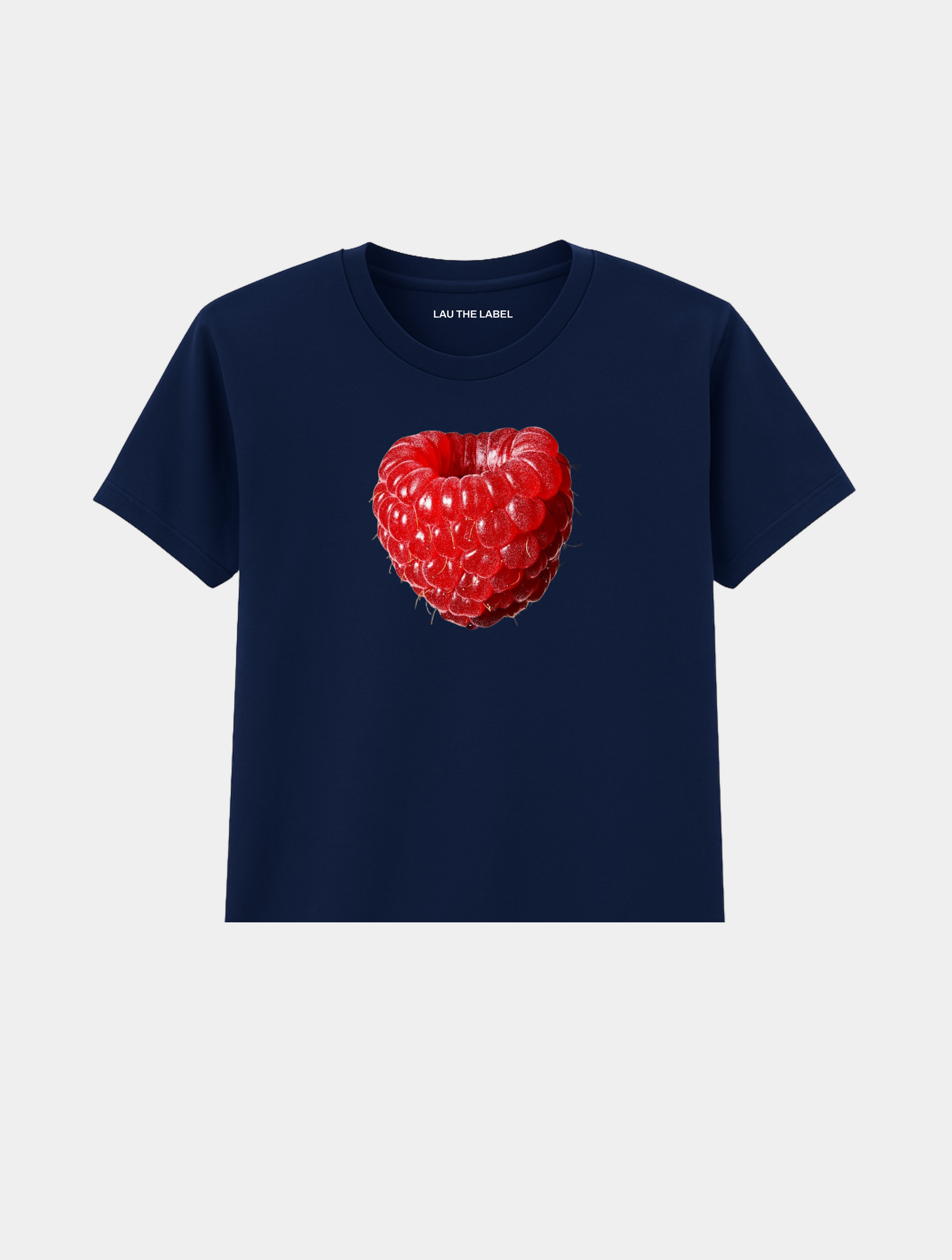 RASPBERRY BABY CROPPED TEE
