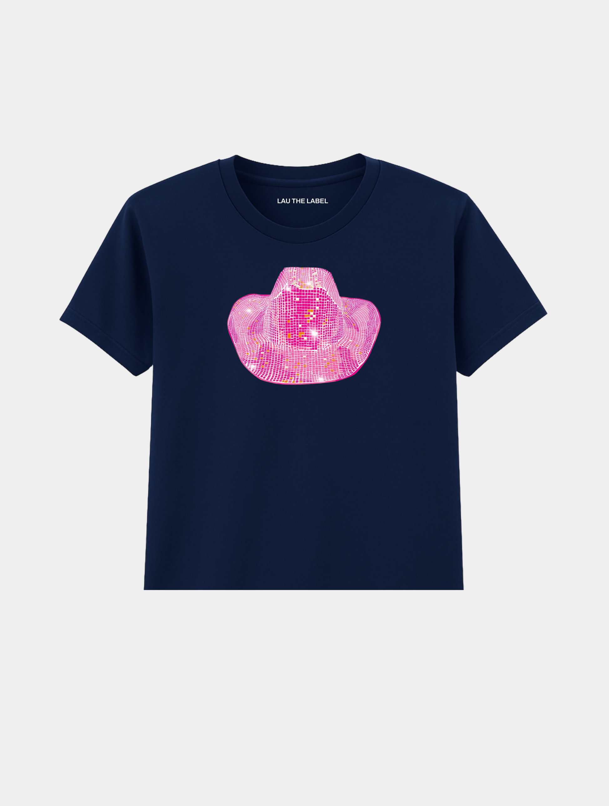COWBOY HAT BABY CROPPED TEE
