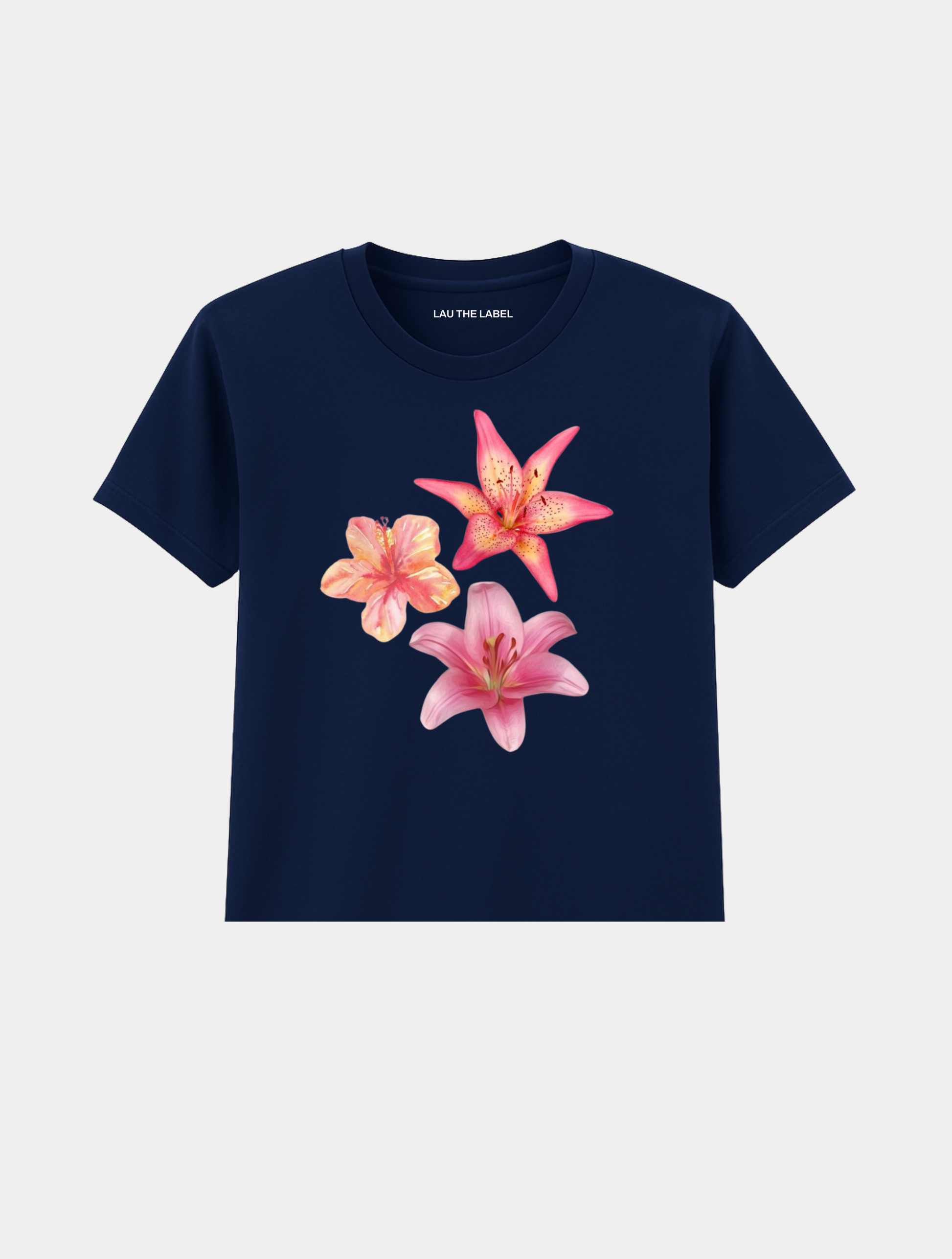 HIBISCUS SET BABY CROPPED TEE